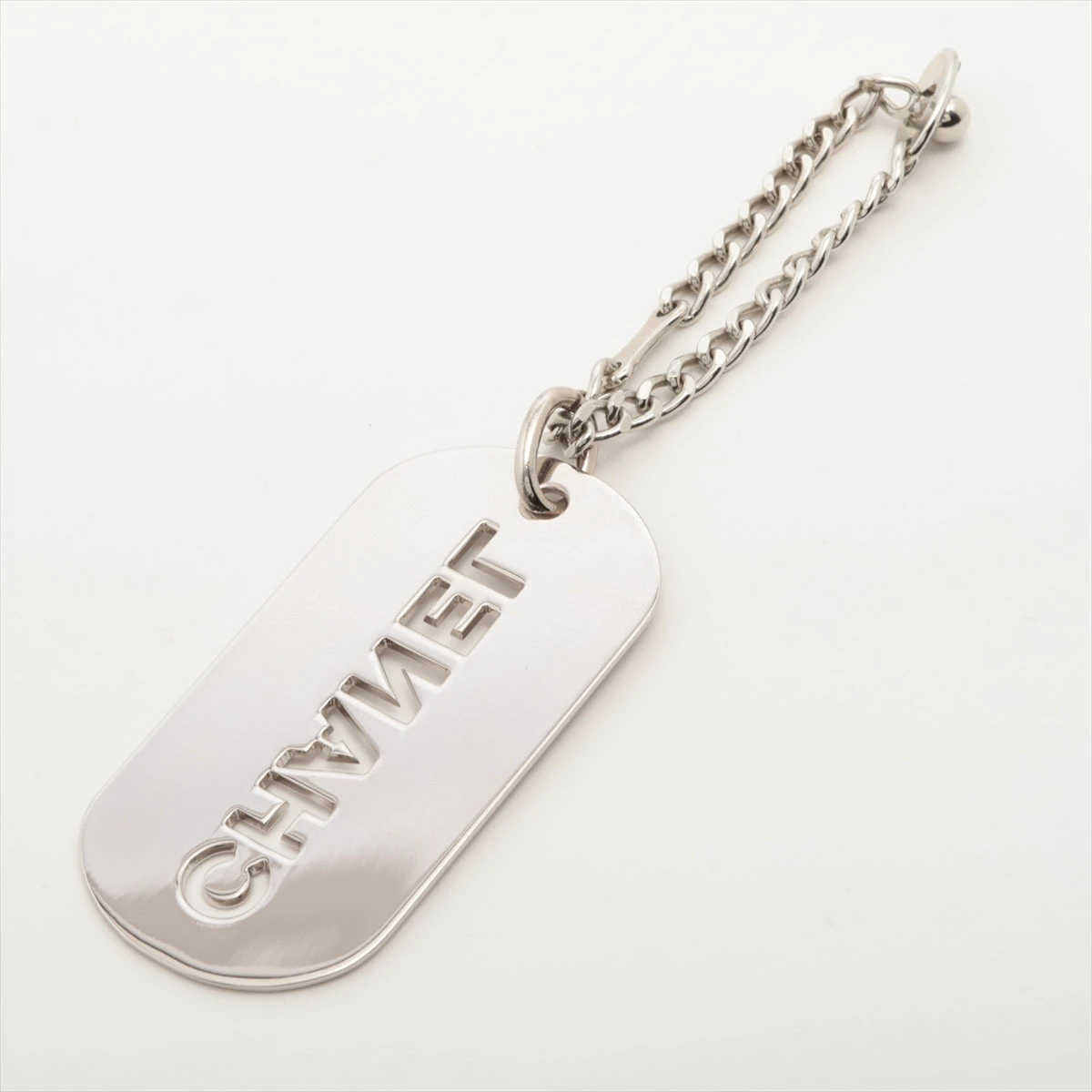 シャネル ドッグタグ 04V チャーム GP シルバー A3307239｜中古