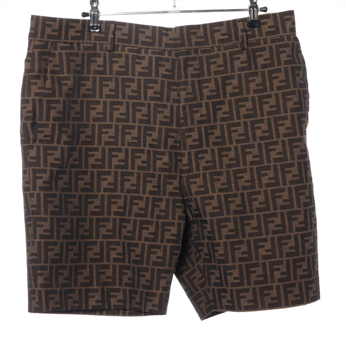 【大人気】FENDI ハーフパンツ　ショートパンツ　42 ズッカ FENDI(フェンディ) ズッカ柄ショートパンツ FB0689 A7D5