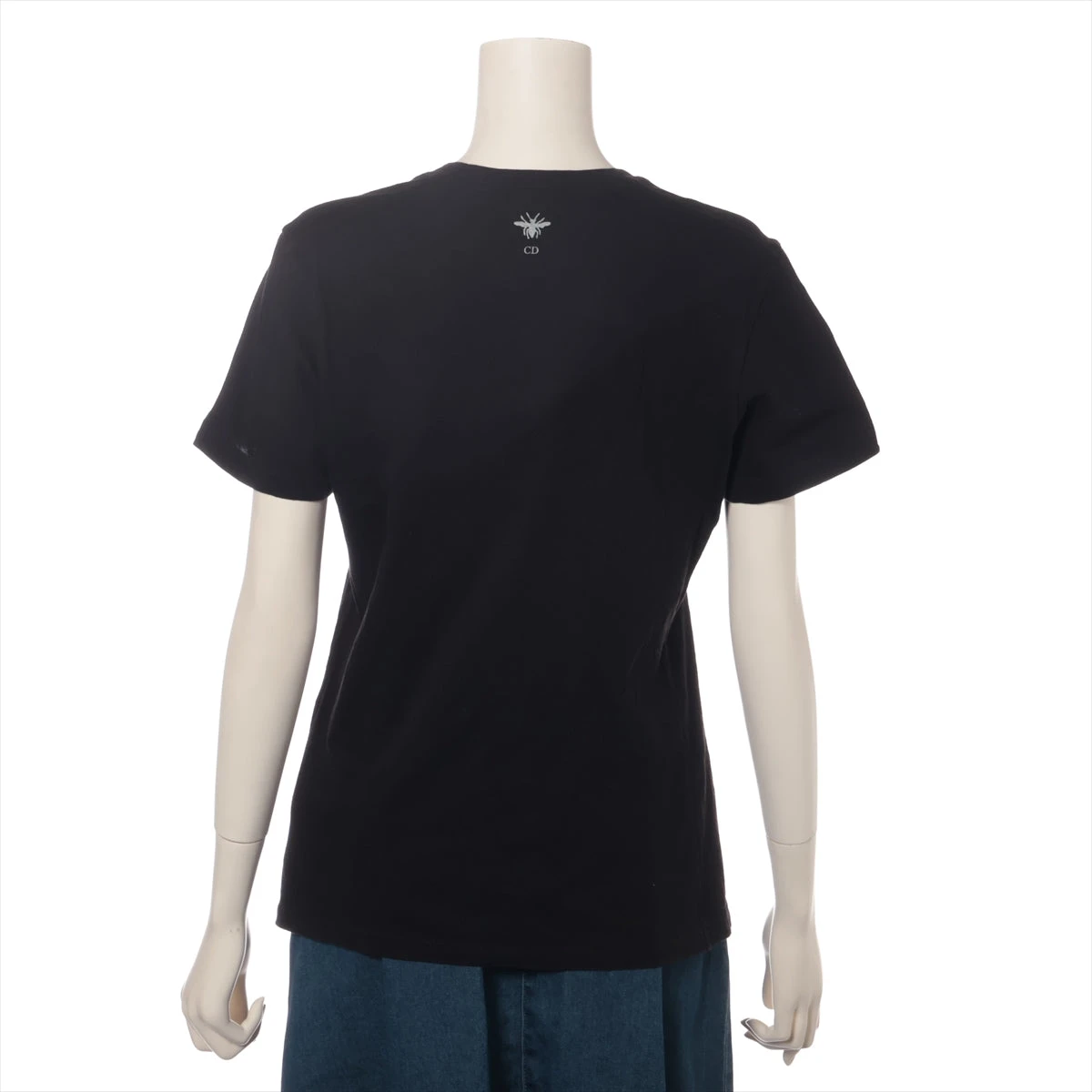 クリスチャンディオール　リネン　Tシャツ　ブラック　XS クリスチャンディオール 18年 コットン×リネン Tシャツ XS