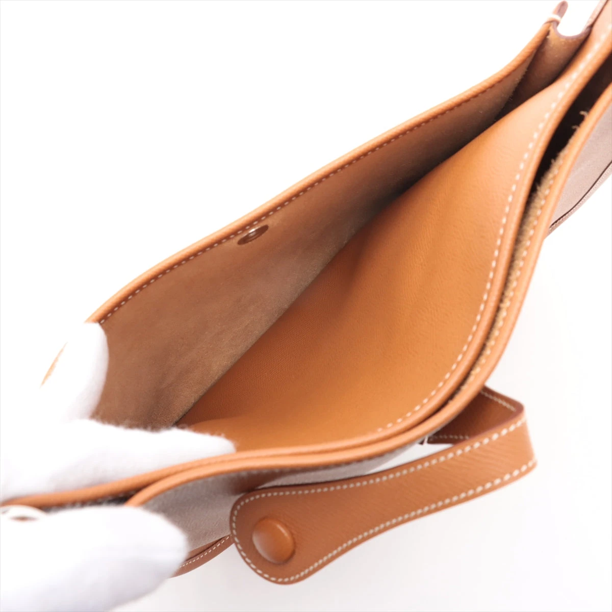 エルメス エブリン3 29 PM ヴォーエプソン ゴールド シルバー金具 □L  