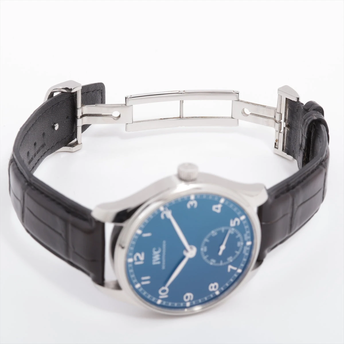 IWC ポルトギーゼ オートマティック 40 IW358305 SS×革 AT 青