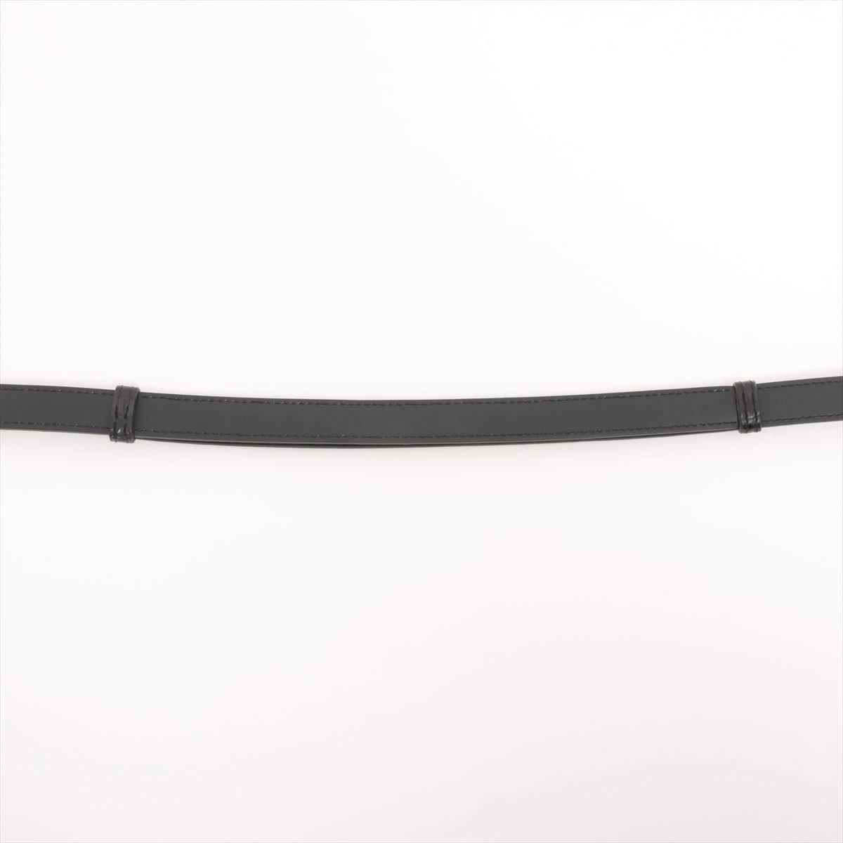 売切】エルメス ケリーバックル ウエストベルト 黒 S金具