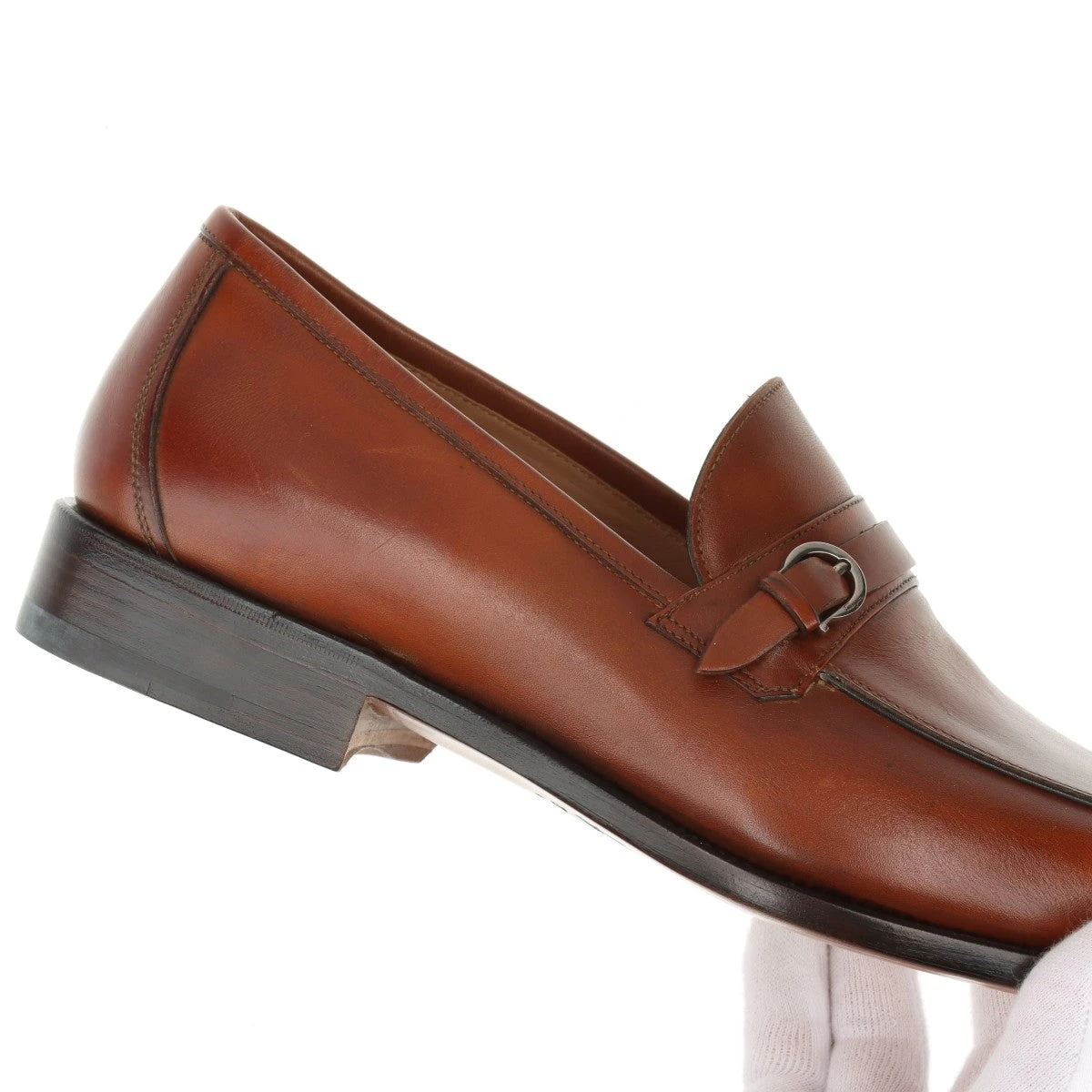 フェラガモ Ferragamo ローファー　茶色　7 1/2 ガンチーニ フェラガモ Ferragamo ローファー 茶色 7 1/2 ガンチーニ