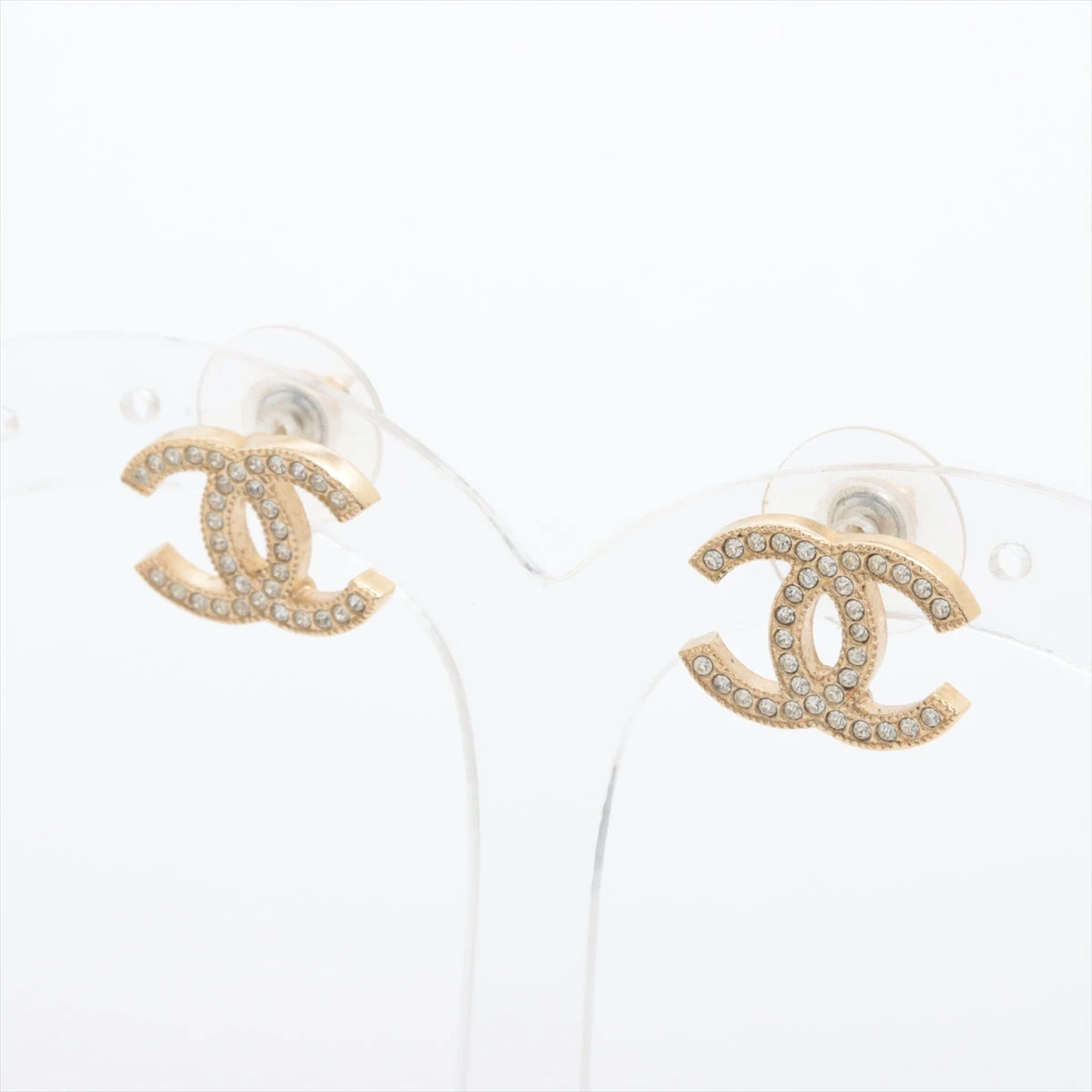 本物　CHANEL エレガントロゴパールピアス(両耳用)　上品　優雅 210.jpg