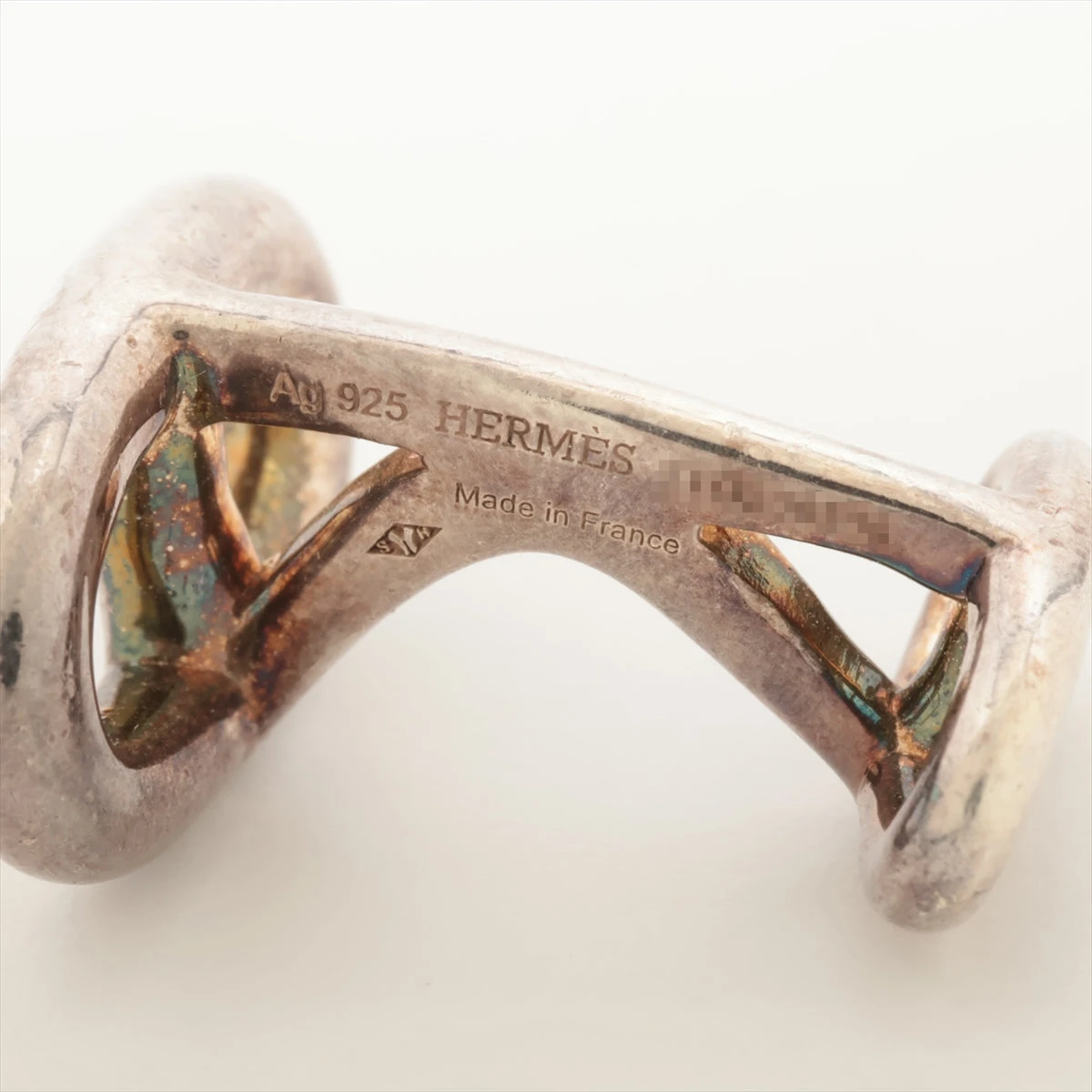 ヴィンテージエルメス　HERMES シェーヌダンクル　カフス　925 Hermes エルメス”シェーヌダンクル カフス”※Used | FORESTHILLS
