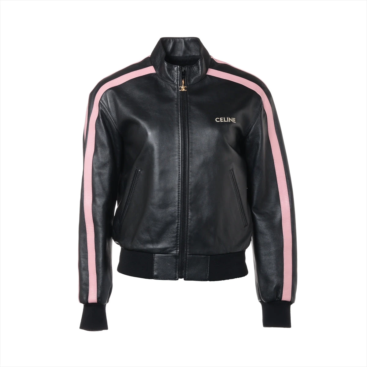 セリーヌ 22SS ラムスキン トリオンフ金ボタン シャスール レザージャケット セリーヌ 22SS ラムスキン トリオンフ金ボタン シャスール レザー