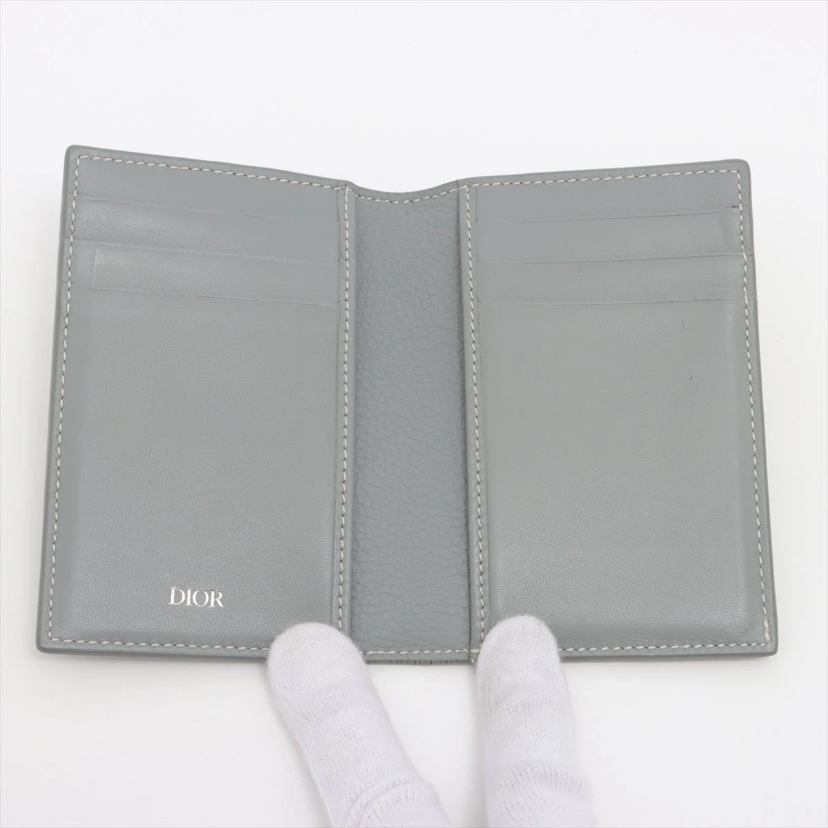 ディオール　40周年レア名刺入れ　新品　限定品 ディオール 財布 Diorストラップ付き 多功能 長財布 ビジネス風