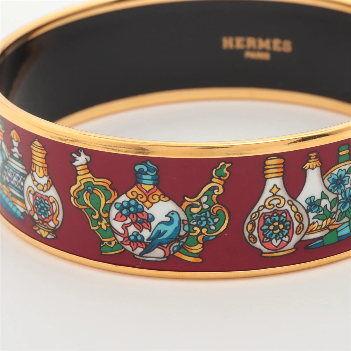 エルメス　バングル　エマイユ エルメス エマイユGM バングル GP ゴールド A3307278｜中古