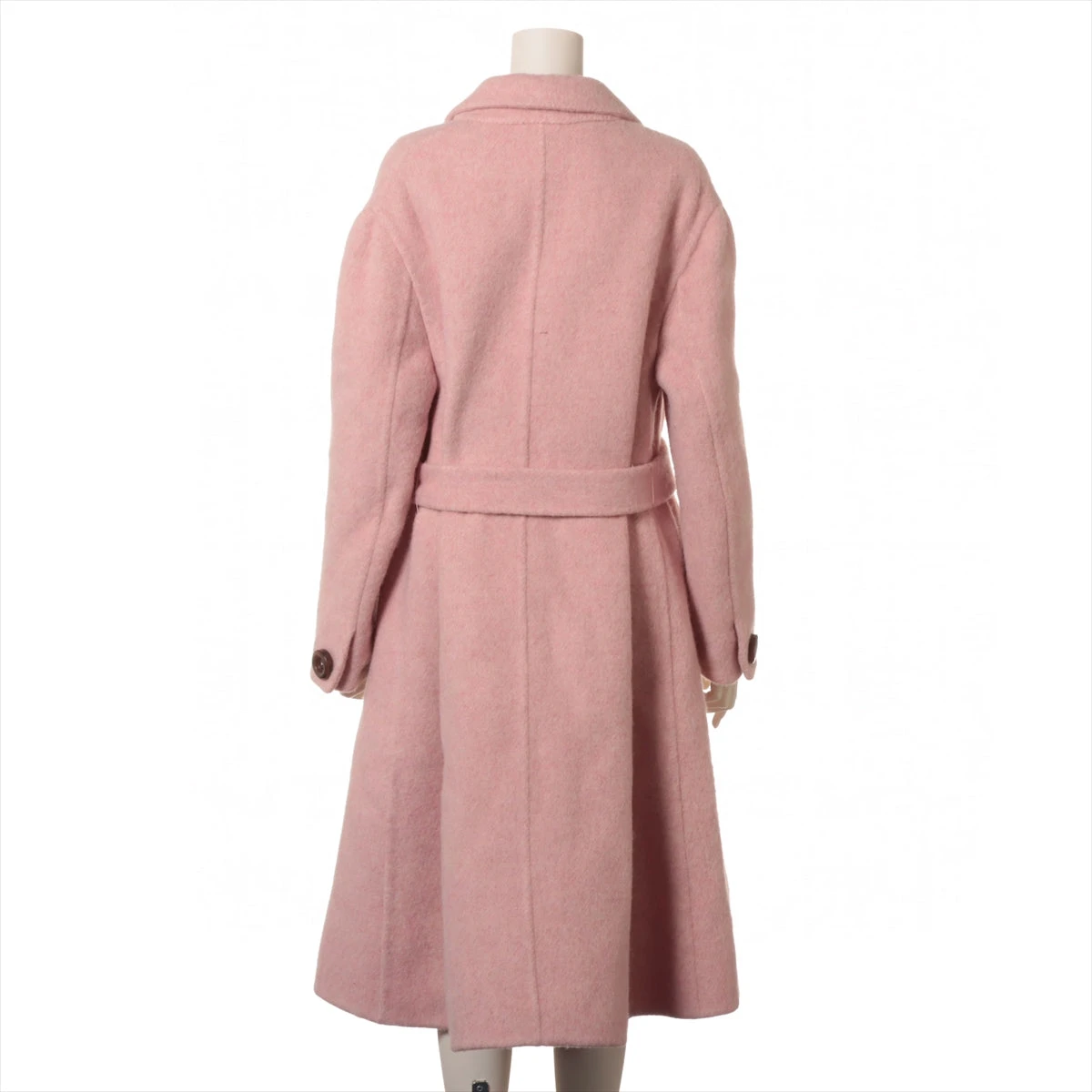 ミュウミュウ　コート　38サイズ MIU MIU | BLACK SINGLE-BREASTED VELOUR COAT コート (MiuMiu
