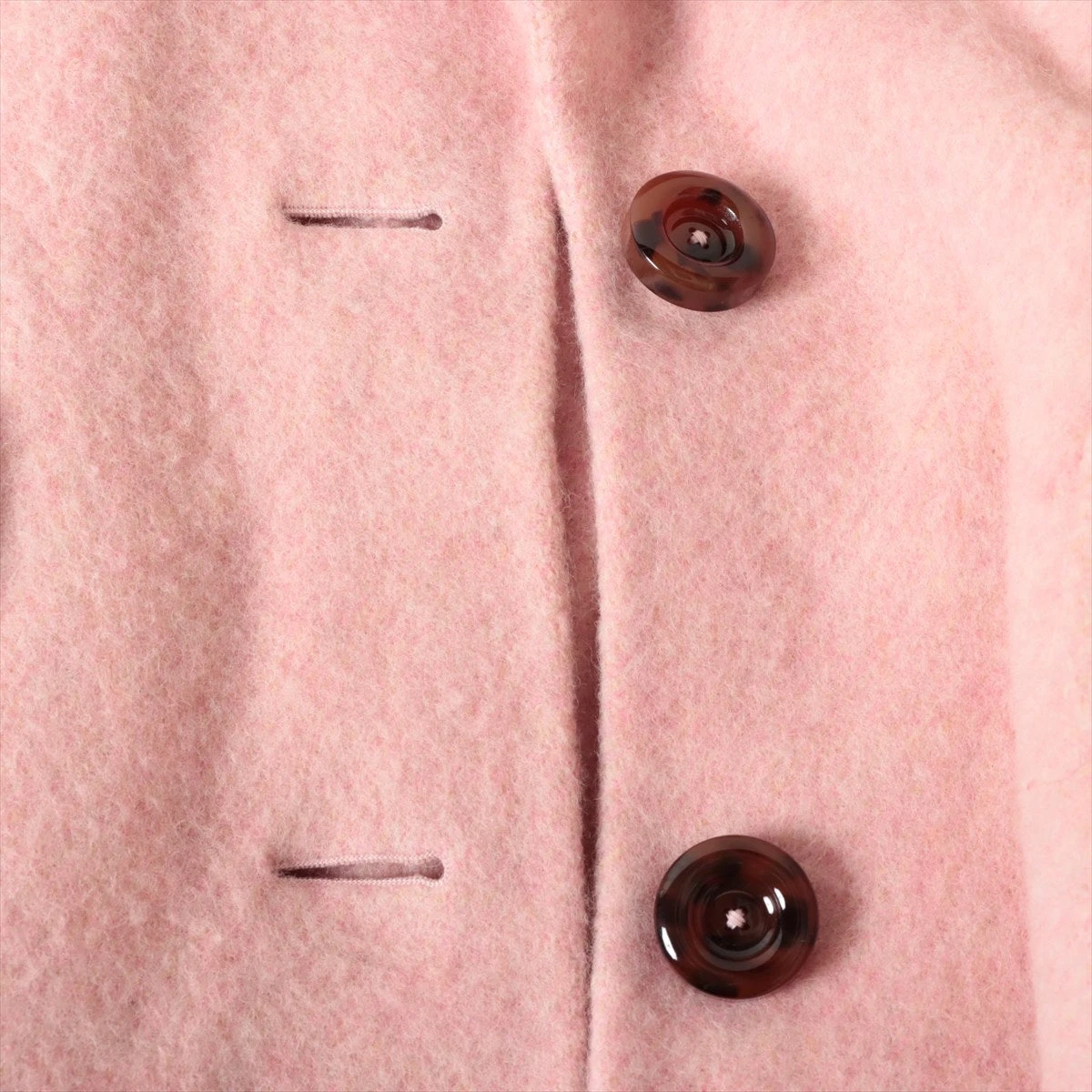 ミュウミュウ 20年 ウール コート 38 レディース ピンク MS1782