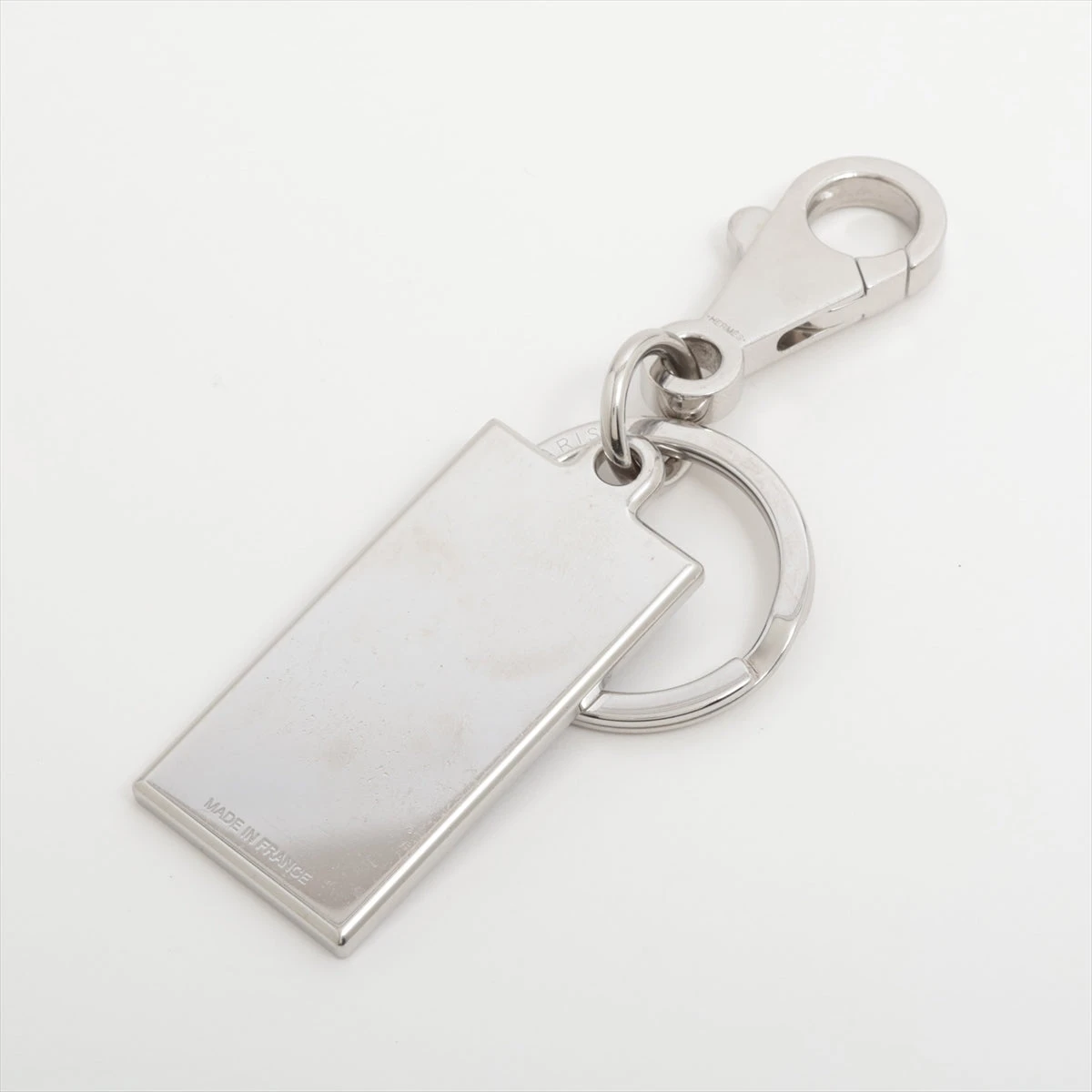 HERMES シルバーチャーム HERMES エルメス キーリング キーホルダー H トゥ スピード Too