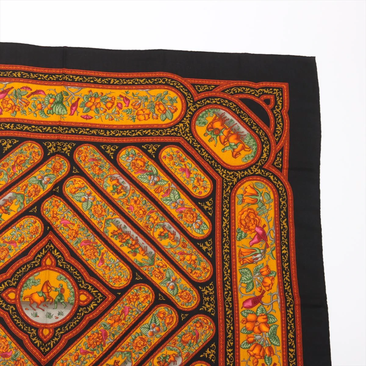 エルメス HERMES スカーフ カレ タグ付き カラムダン QALAMDAN 57cd8fdab4a631322796a3ab5f08f6