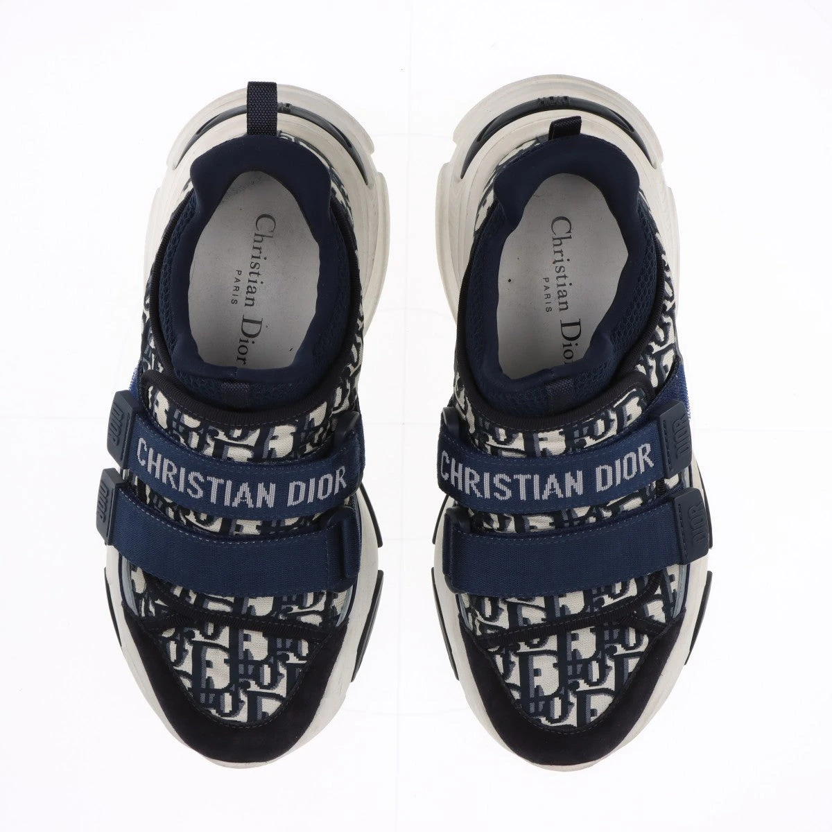 n*♪様 引越しセール！　Dior D-WANDERオブリーク　スニーカー36 クリスチャンディオール スエード×ファブリック スニーカー 38