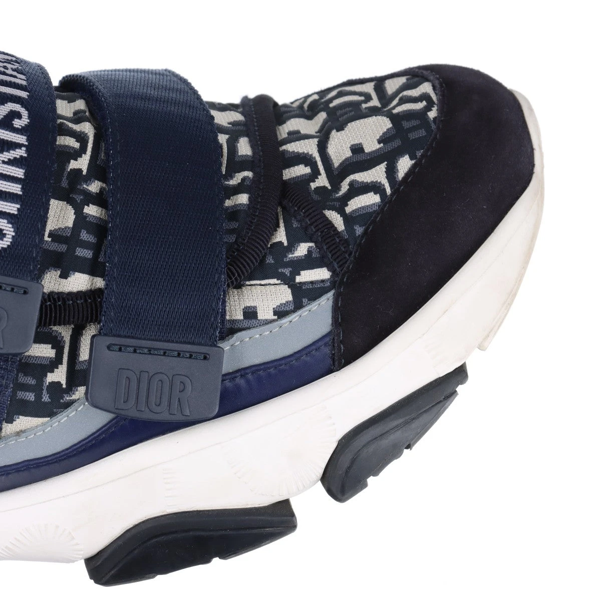 クリスチャンディオール スエード×ファブリック スニーカー 38