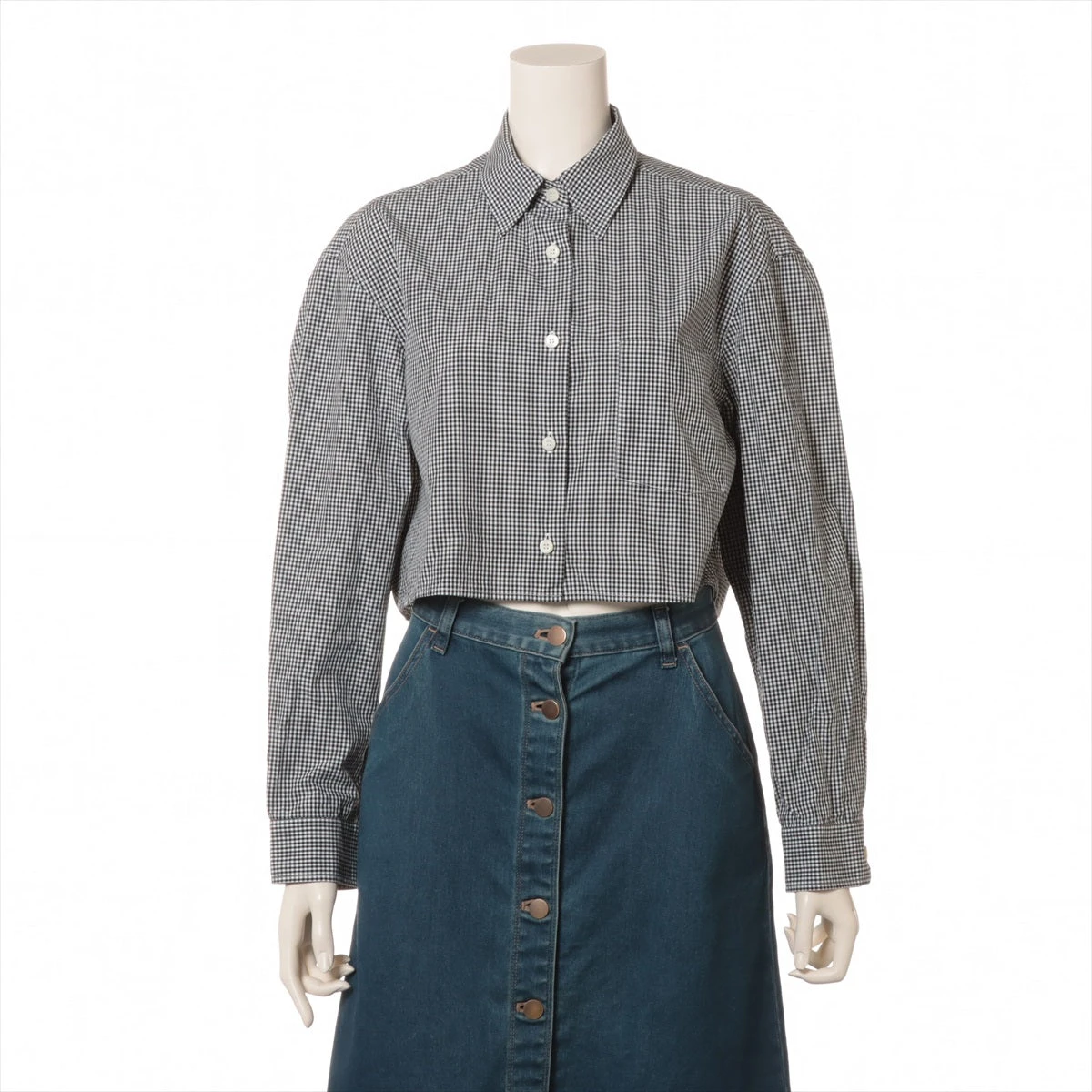 PRADA - PRADA 22ss クロップドシャツ フリルの通販 by ken's