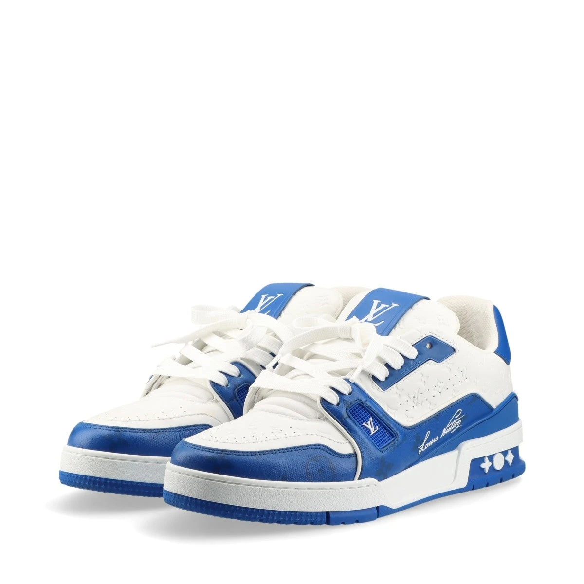 ヴィトン LVトレイナーライン 23年 レザー スニーカー 7 1/2 メンズ