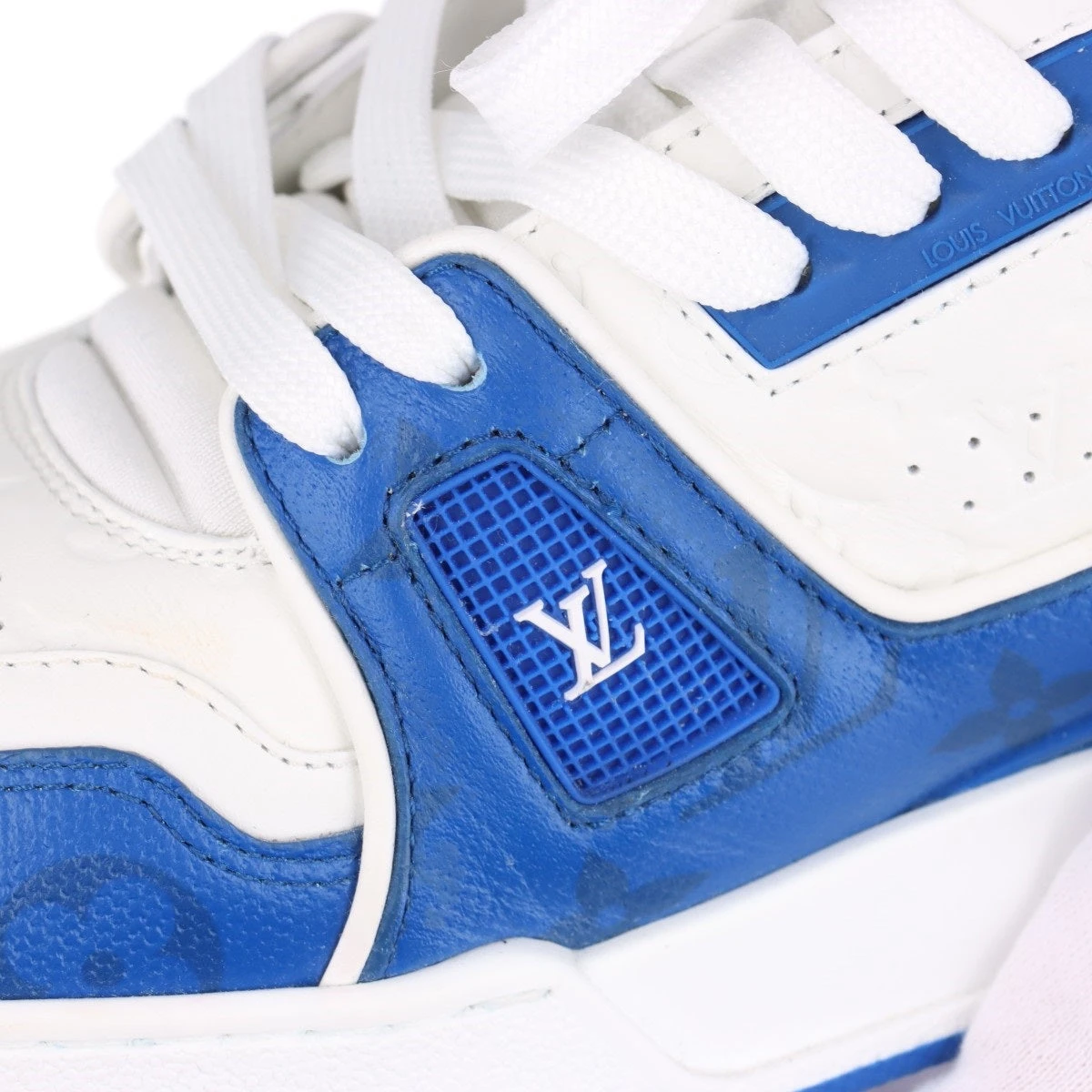 高島屋購入ルイヴィトン LVトレイナー　レザー スニーカー 7 1/2 ホワイト 高島屋購入ルイヴィトン LVトレイナー レザー スニーカー 7 1/2