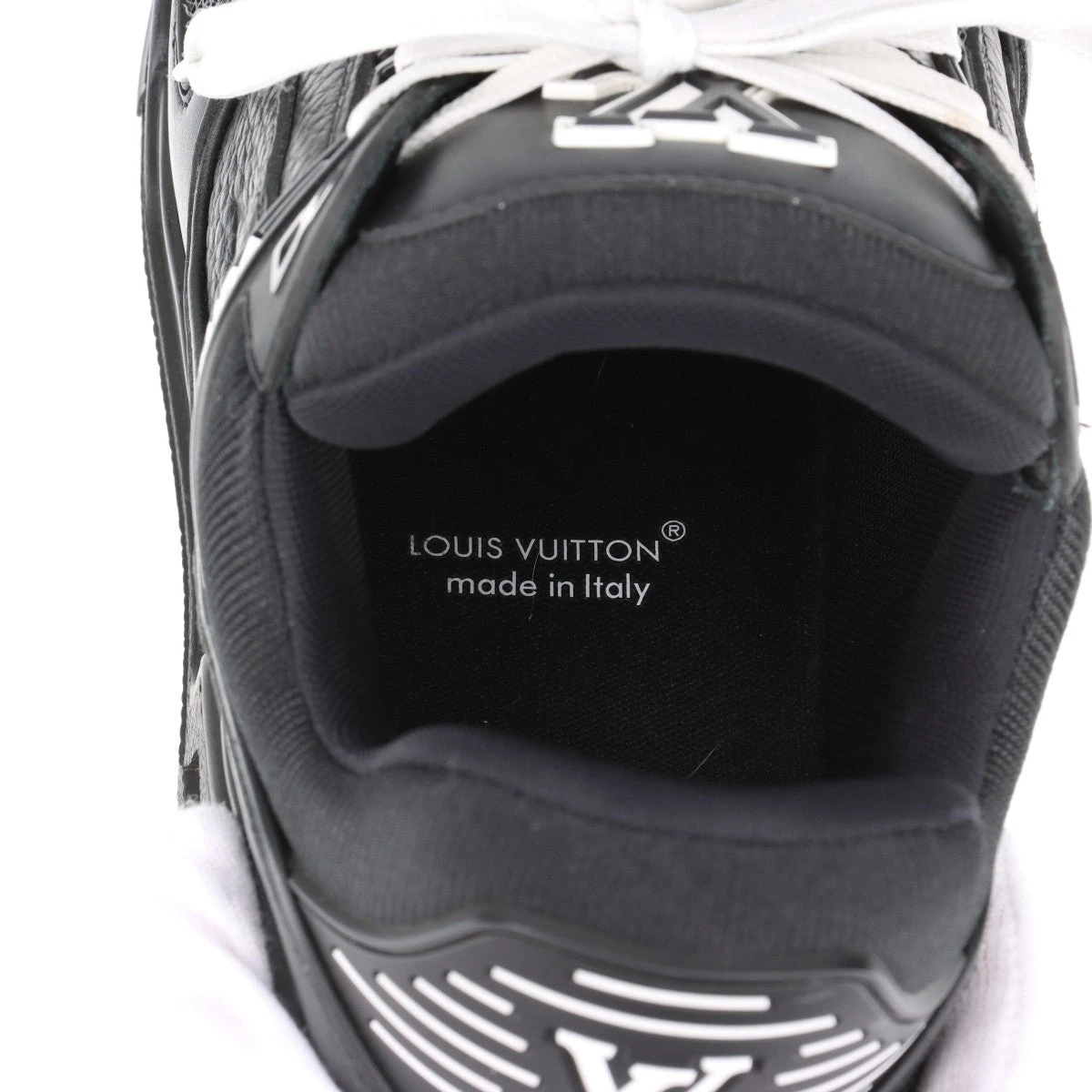 Louis Vuitton 【超美品】定価18万　23cmスニーカー ブラック LOUIS VUITTON - ルイヴィトン 美品 モノグラムフラワー