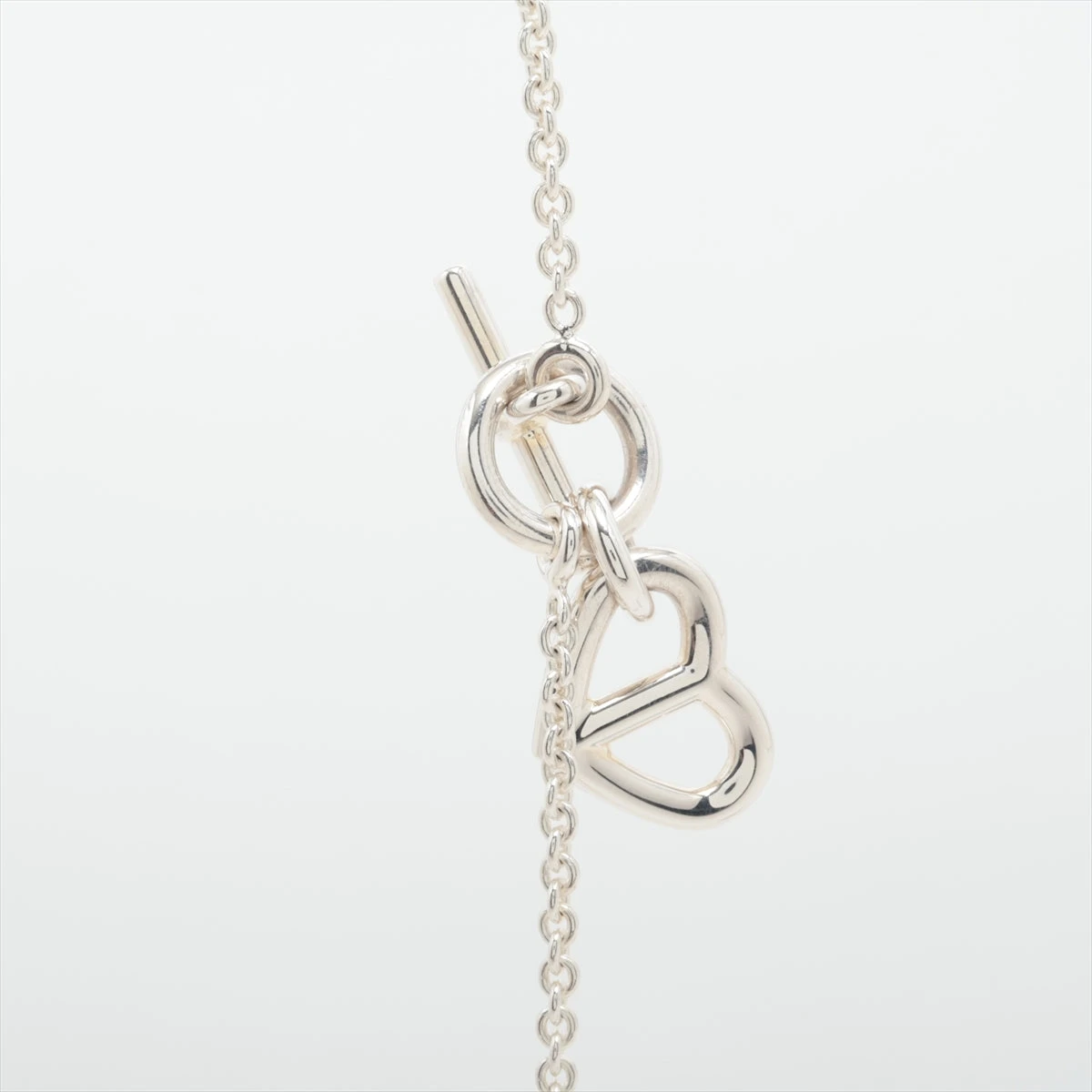 エルメス シェーヌダンクル アミュレット ハート ネックレス 925