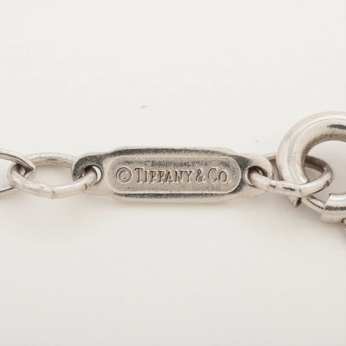 ティファニー クローバーキー ダイヤ ネックレス 750(WG) 11.7g