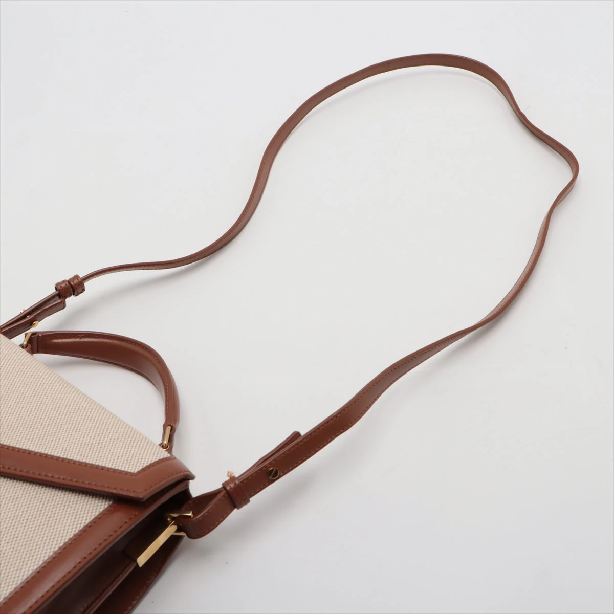 サンローランパリ カサンドラ キャンバス×レザー 2WAYショルダー