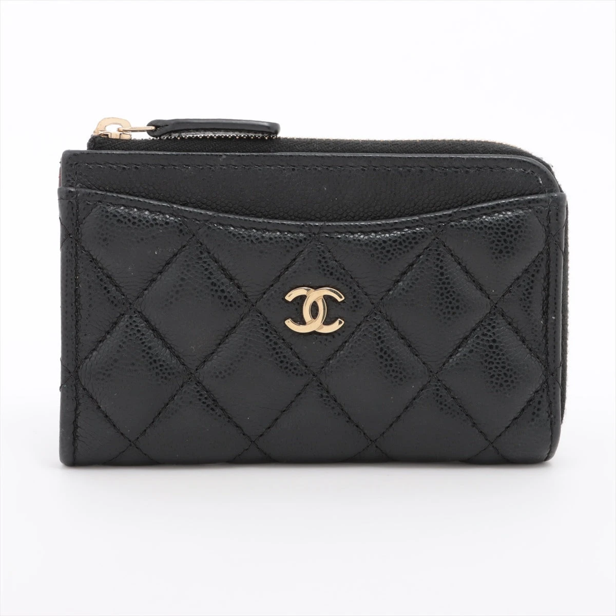 CHANEL マトラッセ　キャビアスキン　コインケース　フラグメントケース CHANEL シャネル マトラッセ キャビアスキン フラグメントケース