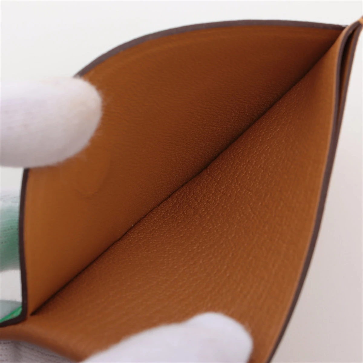 エルメス ポワソン シェブルミゾル カードケース シルバー金具 B