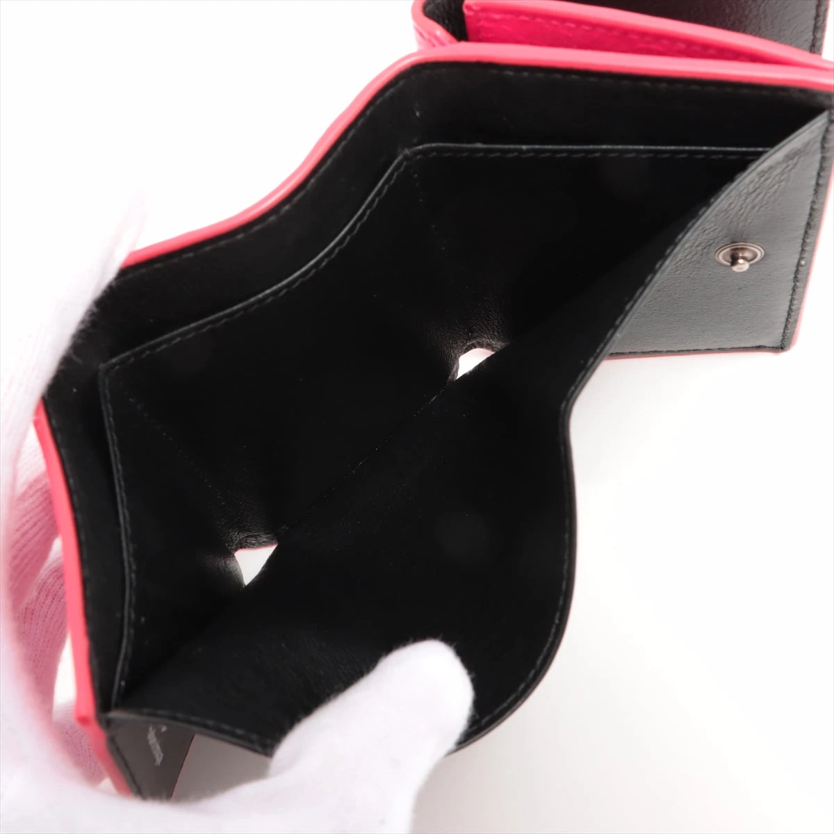 バレンシアガ×アディダス 721893 レザー コンパクトウォレット