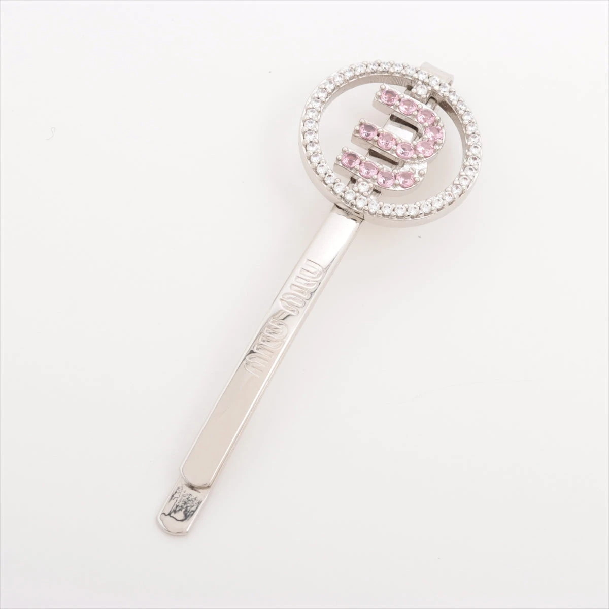 ミュウミュウ miumiu 5IF148 プレックス クロウクリップ 白 MIUMIU