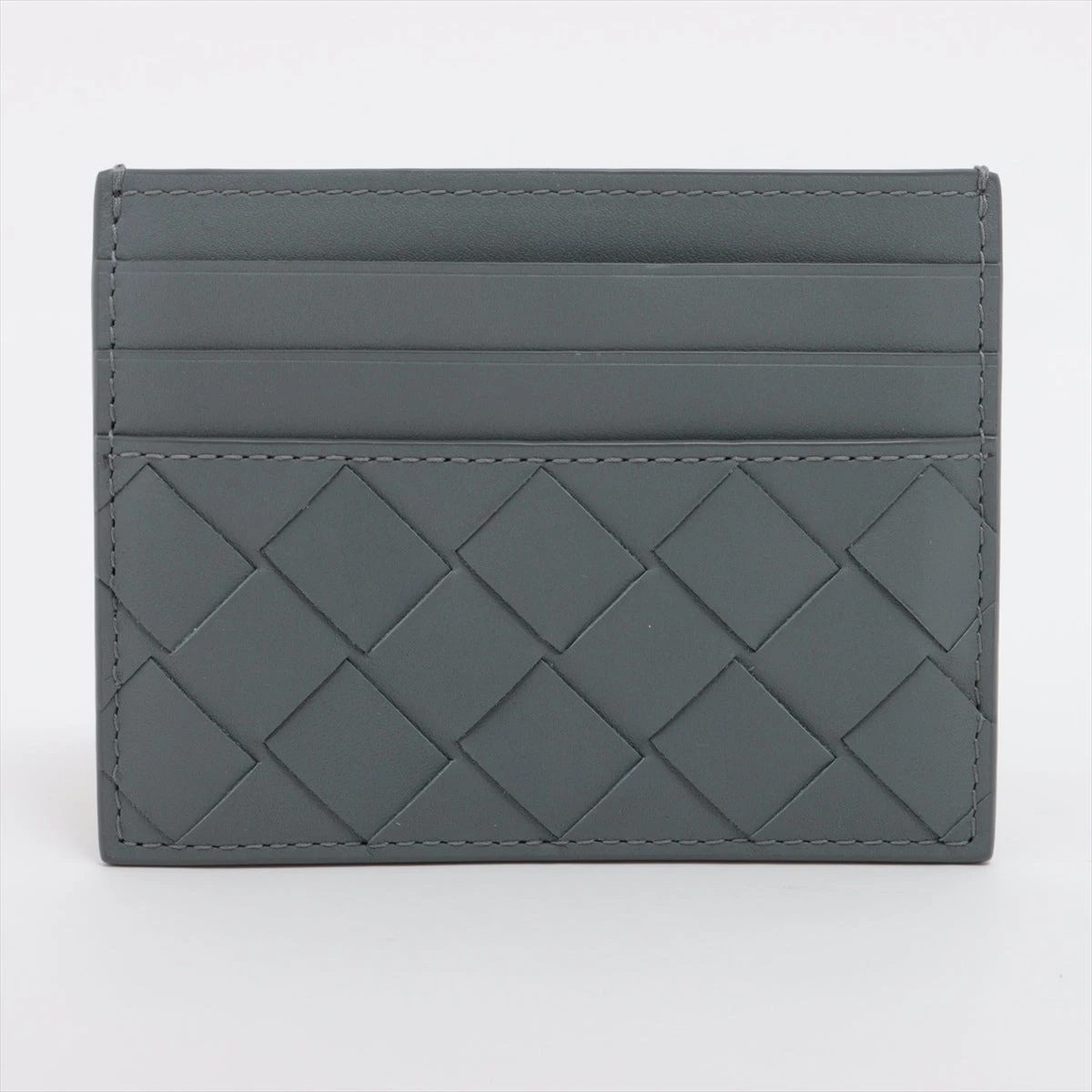 【美品】 ボッテガヴェネタ イントレチャート カードケース レザーe5 ボッテガヴェネタ BOTTEGA VENETA カードケース 名刺入れ マキシ