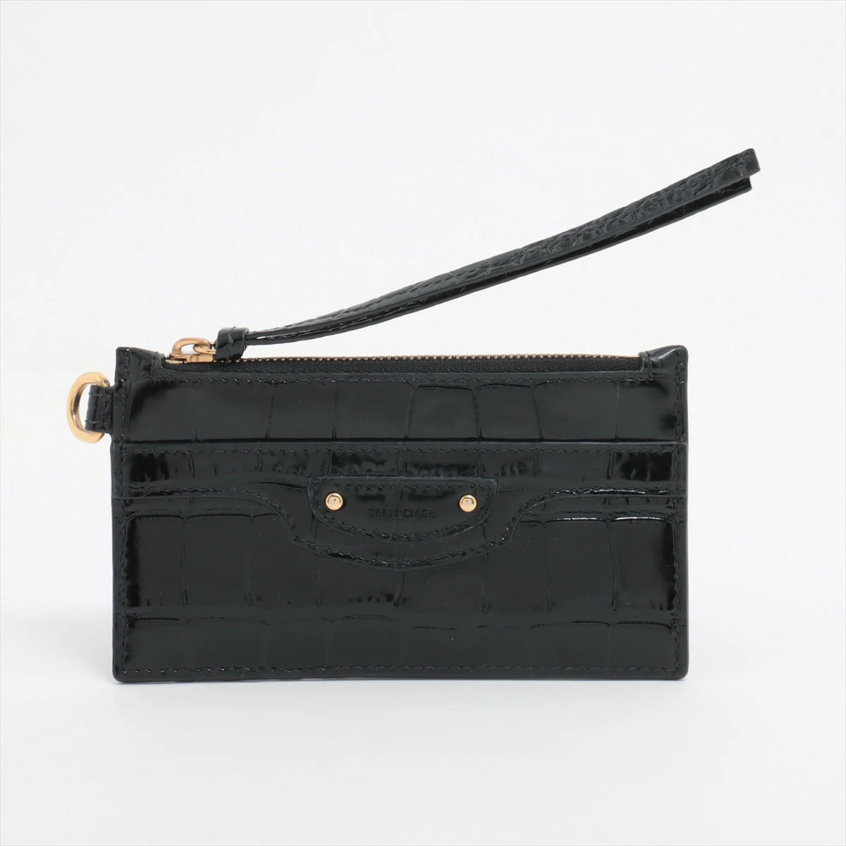 バレンシアガ型押しロゴフラグメントケース