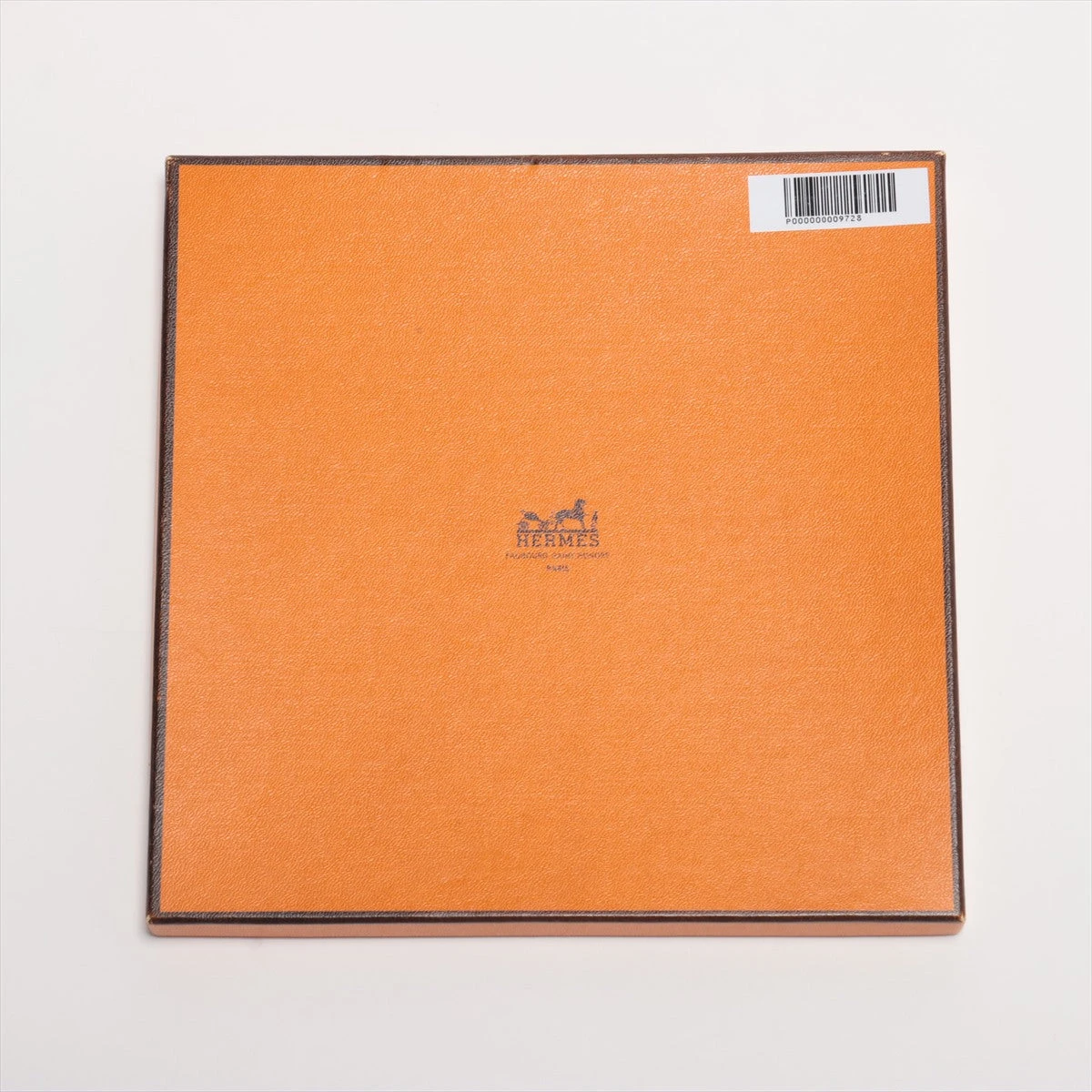 エルメス カレ90 スカーフ シルク ブラウン×レッド Karin