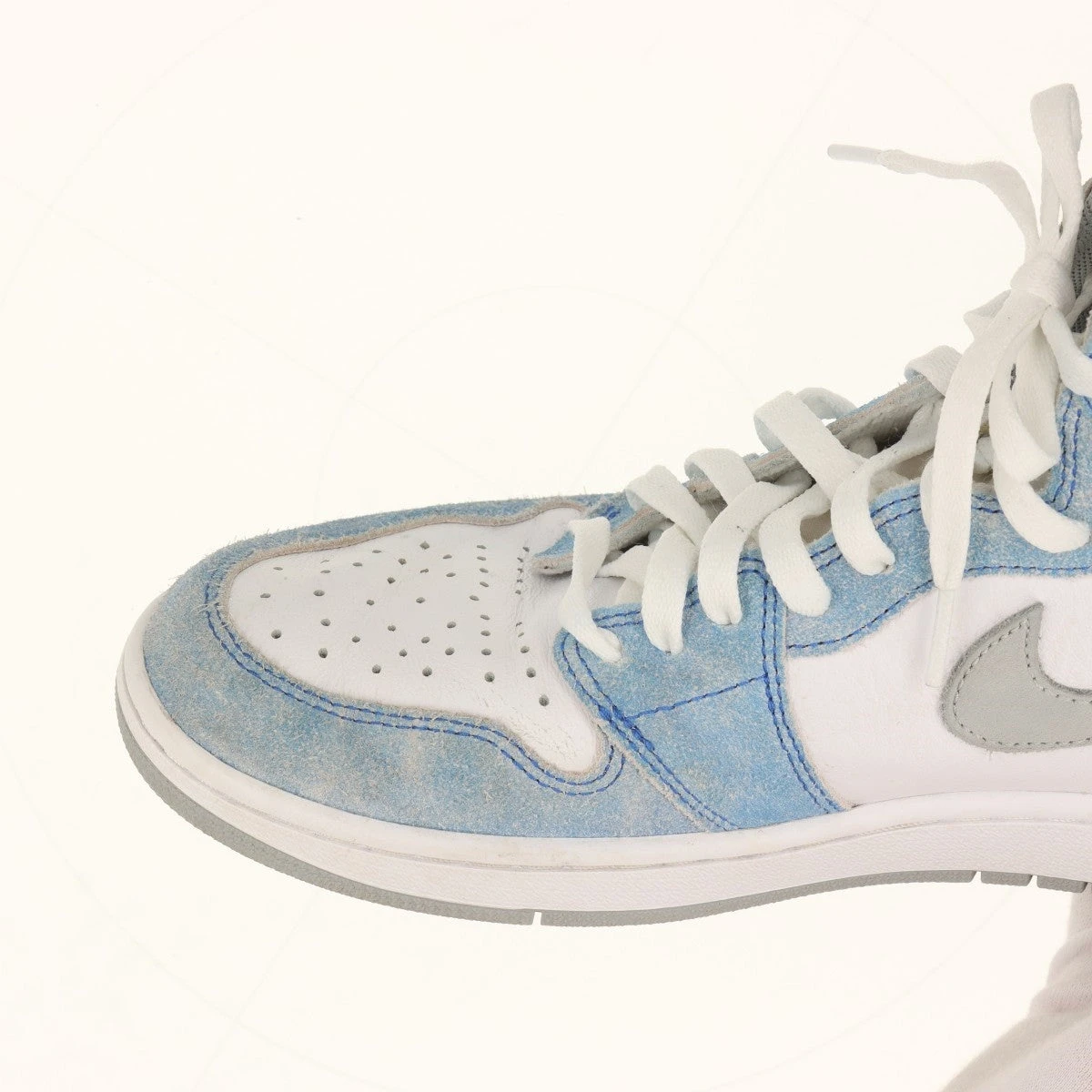 NIKE☆ Air Jordan ハイカットスニーカー ブルー/ホワイト ナイキ AIR JORDAN 1 RETRO HIGH OG レザー×スエード ハイカット