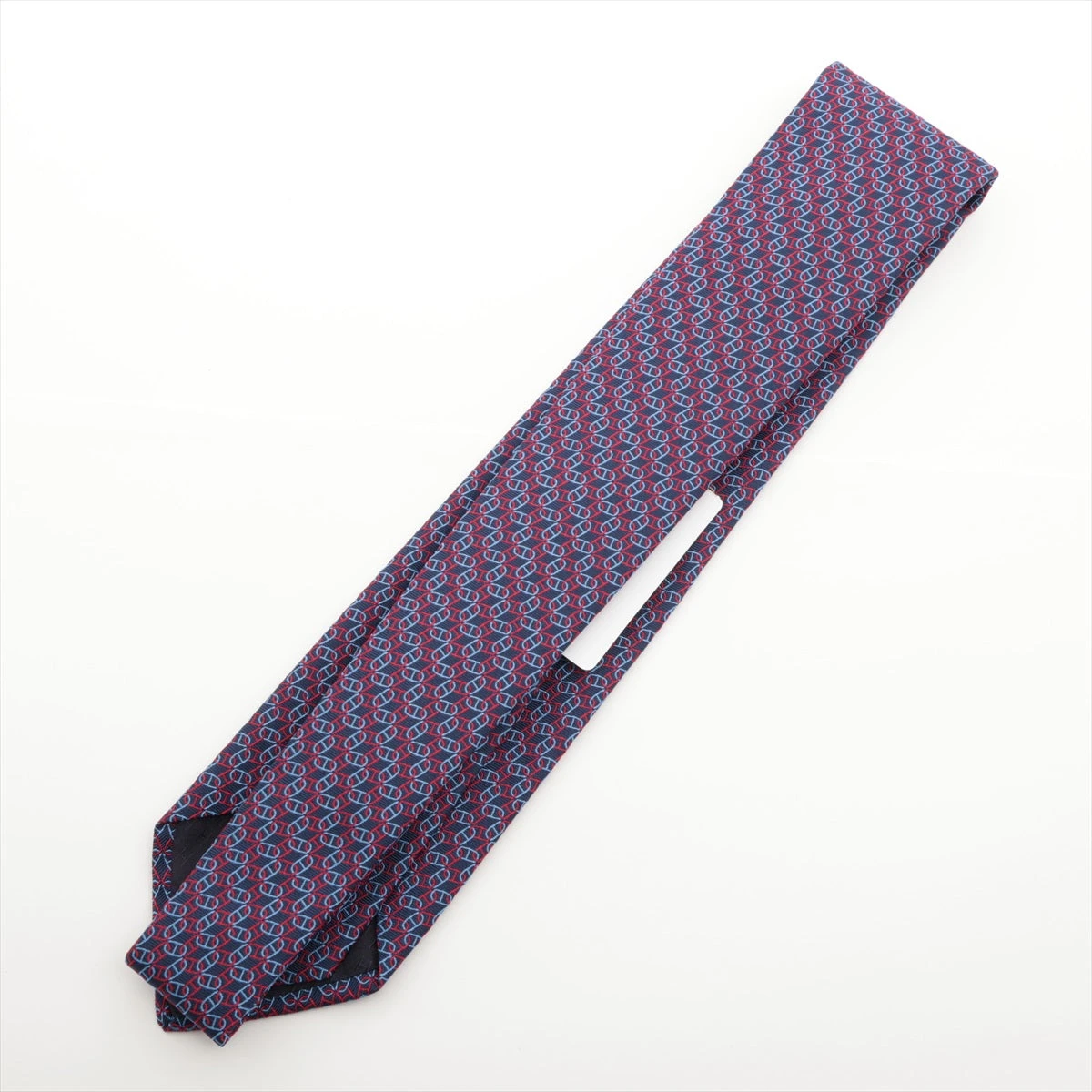 新品未使用 HERMES エルメス ネクタイ　20SS/シェーヌダンクル 美品】HERMES エルメス ネクタイ シェーヌダンクル 紺 - メルカリ