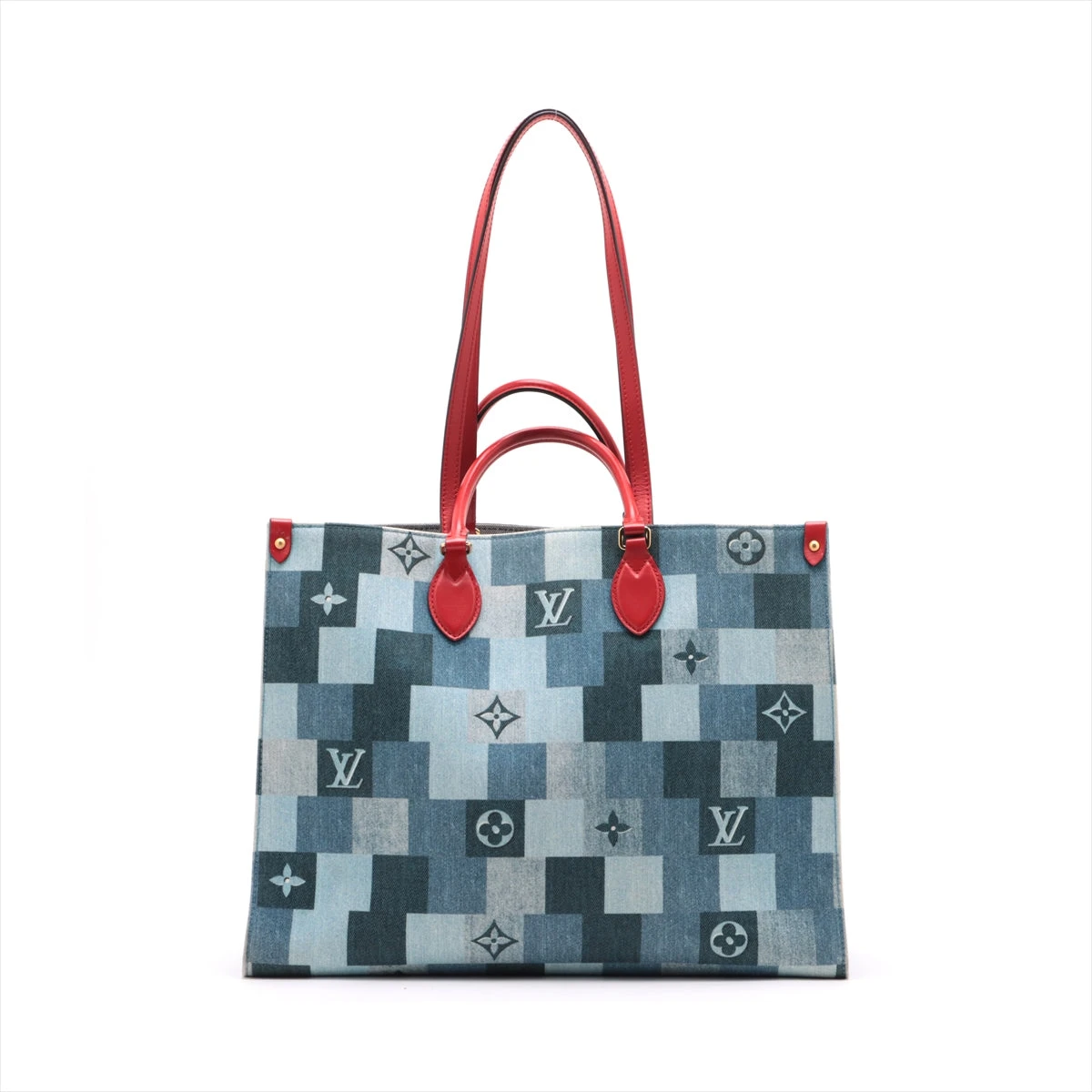 モノグラムデニムがクール♪【LOUIS VUITTON】オンザゴーMM デニム好きにはたまらない！！】ルイヴィトン オンザゴー MM