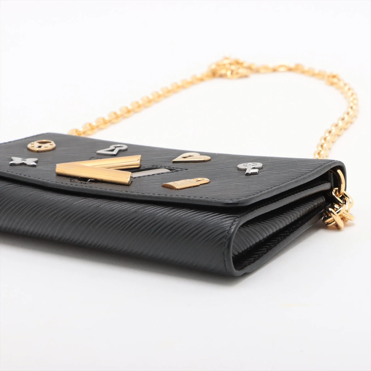 国内発送 ヴィトン ツイスト チェーン財布 エピ LOUIS VUITTON ルイヴィトン チェーンウォレット エピ
