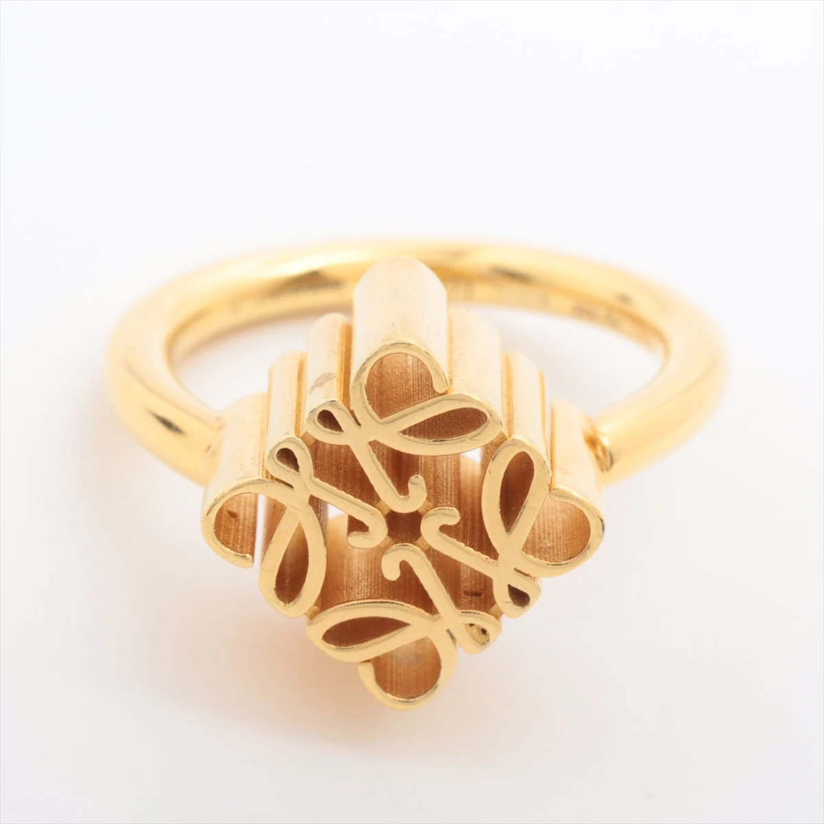 ロエベ アナグラム リング GP ゴールド A3308707｜中古ブランド品