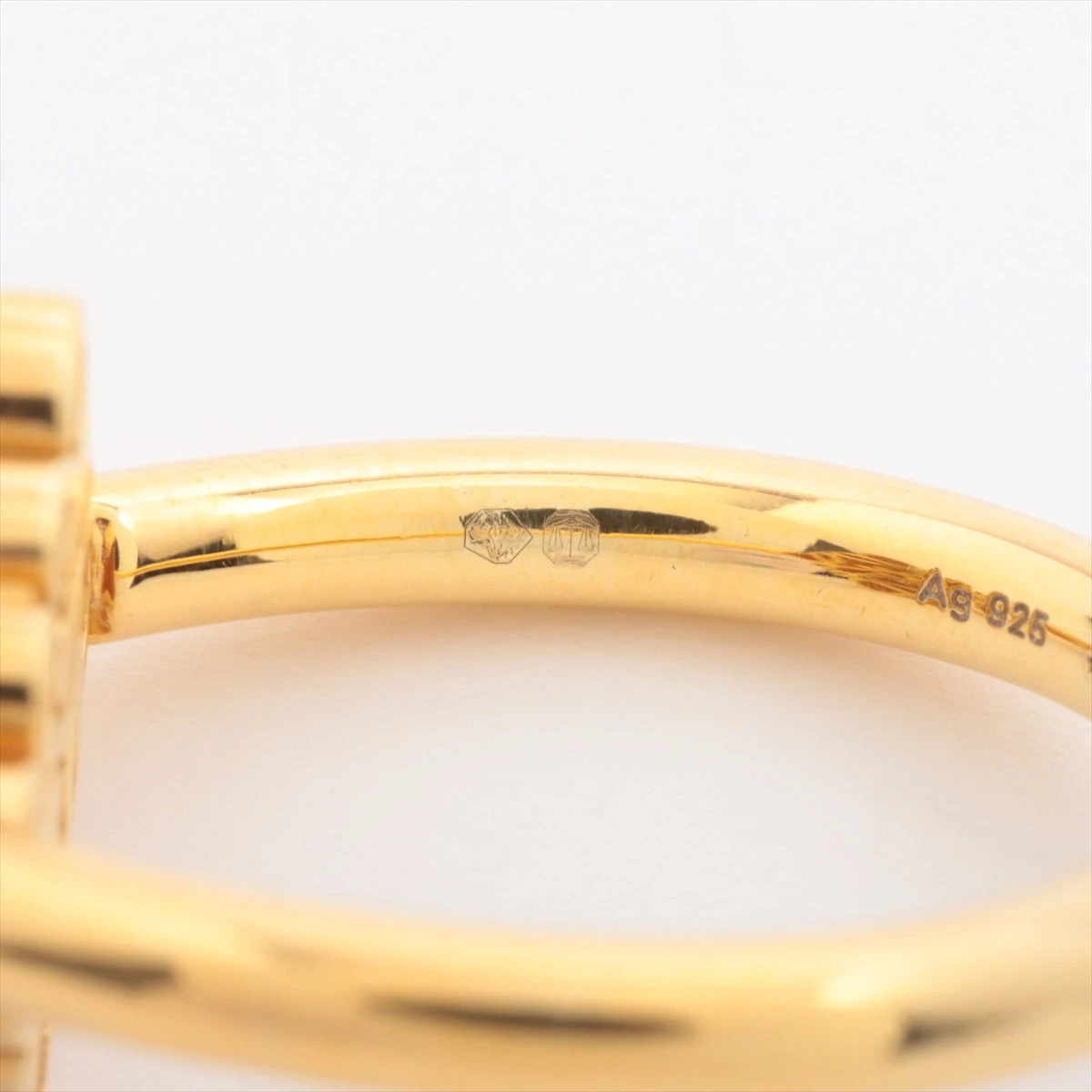 ロエベ アナグラム リング GP ゴールド A3308707｜中古ブランド品