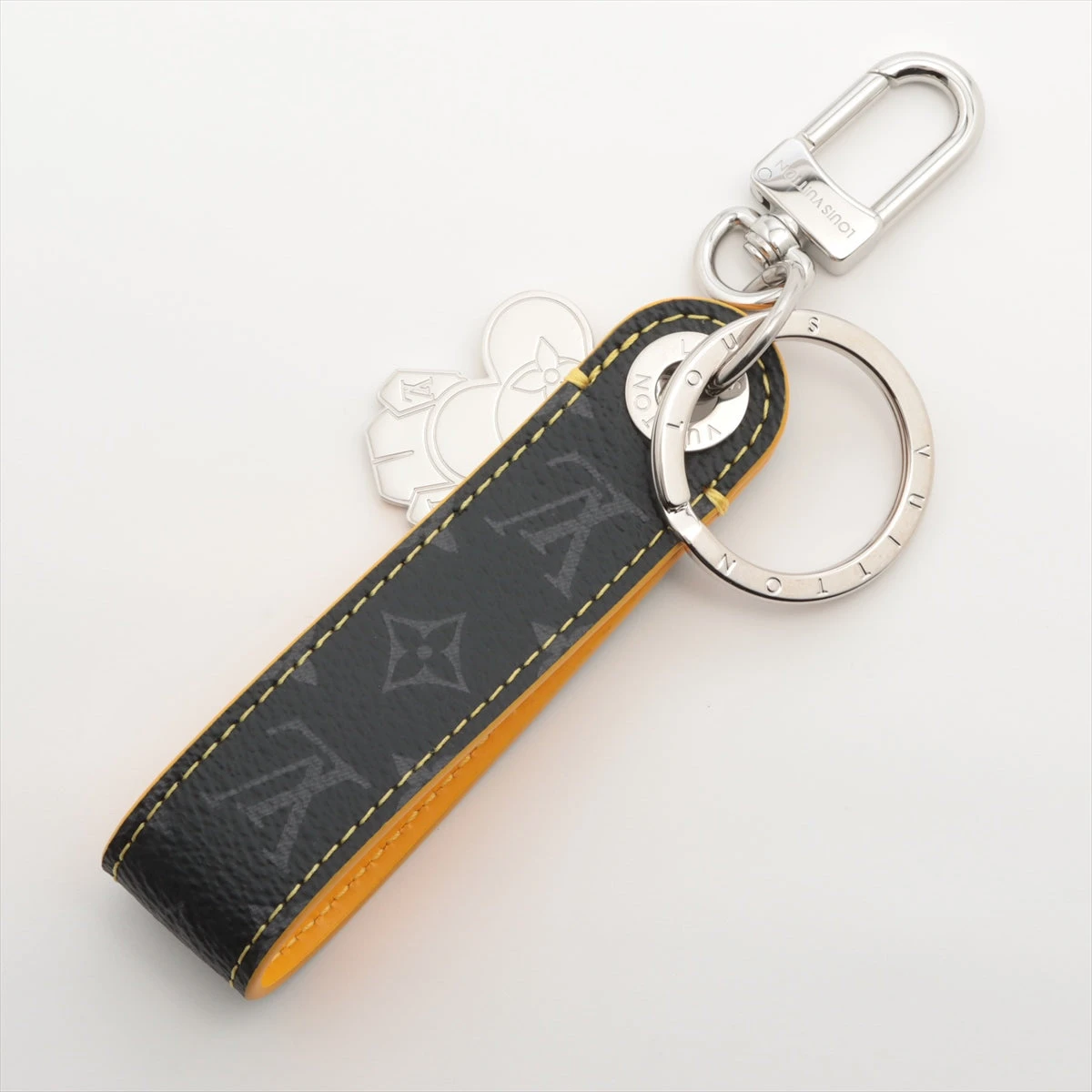 ルイヴィトンキーホルダードラゴンヌ　アンプラントレザー美品 LOUIS VUITTON ルイヴィトン バッグチャーム キーホルダー