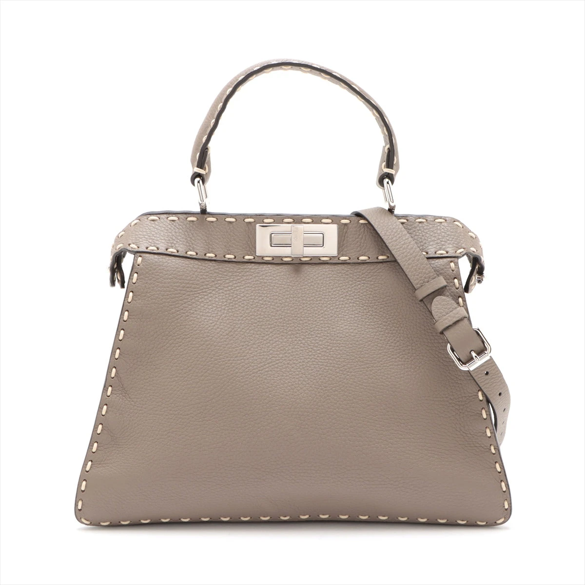 FENDI ミディアム セレリア ピーカブー グレージュ 2WAY