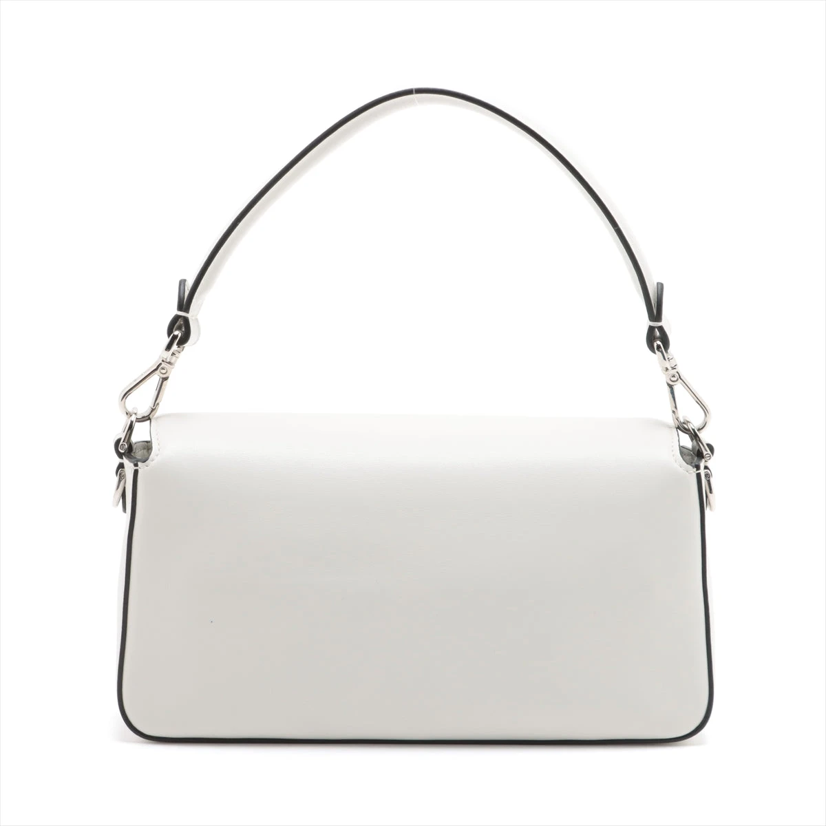 FENDI フェンディ 2way オールレザー マンマバケット バッグ ホワイト FENDI フェンディ ズッカ柄 バゲットバッグ 2WAY クラッチバッグ
