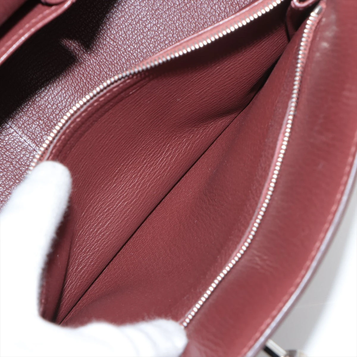 エルメス ジプシエール34 トリヨンクレマンス ブラウン シルバー金具