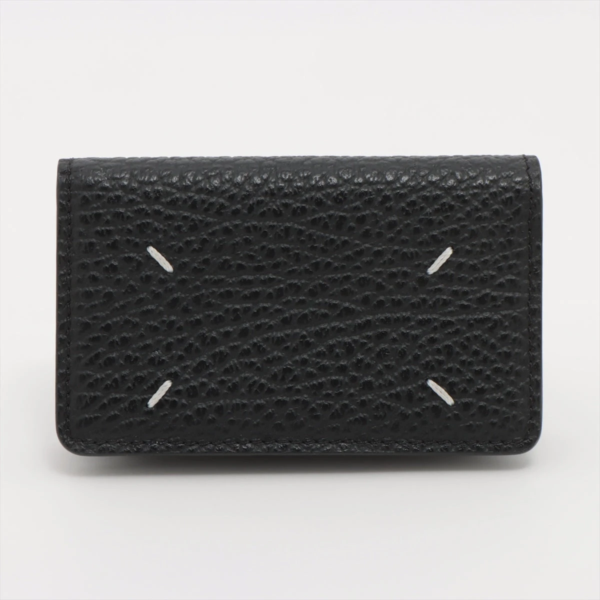 メゾンマルジェラ 4ステッチ レザー カードケース ブラック A3314495  
