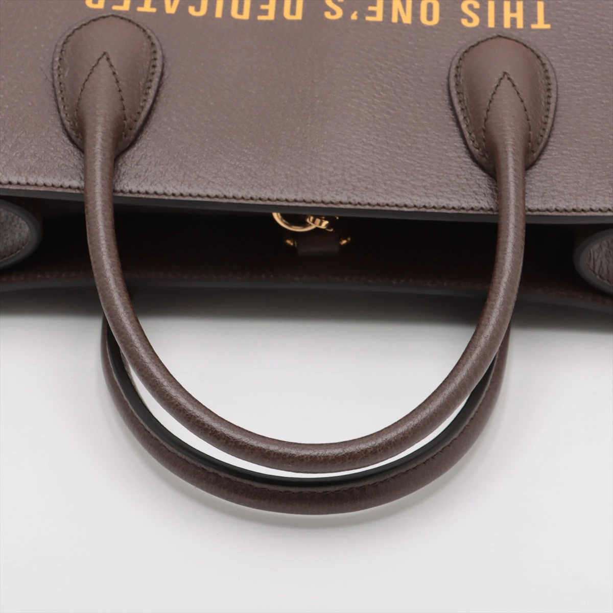 極美品✨ グッチ 2way ハンドバッグ 100周年モデル ストラップ付 レザー グッチ 100周年記念モデル レザー 2WAYハンドバッグ ブラウン