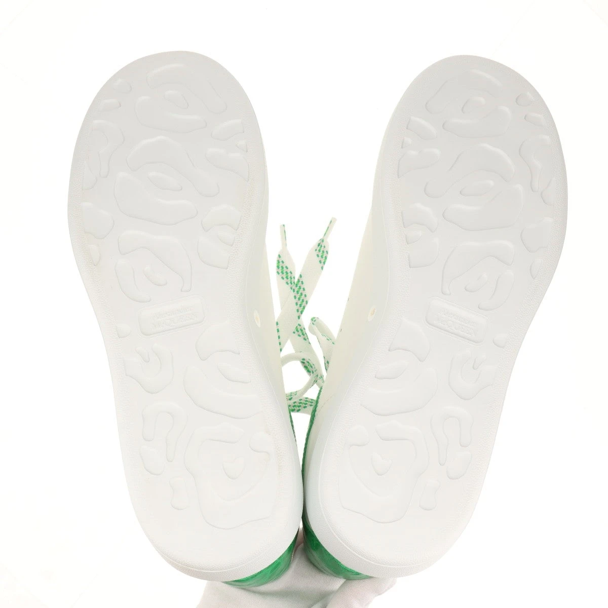 アレキサンダーマックイーン レザー スニーカー 45 メンズ ホワイト