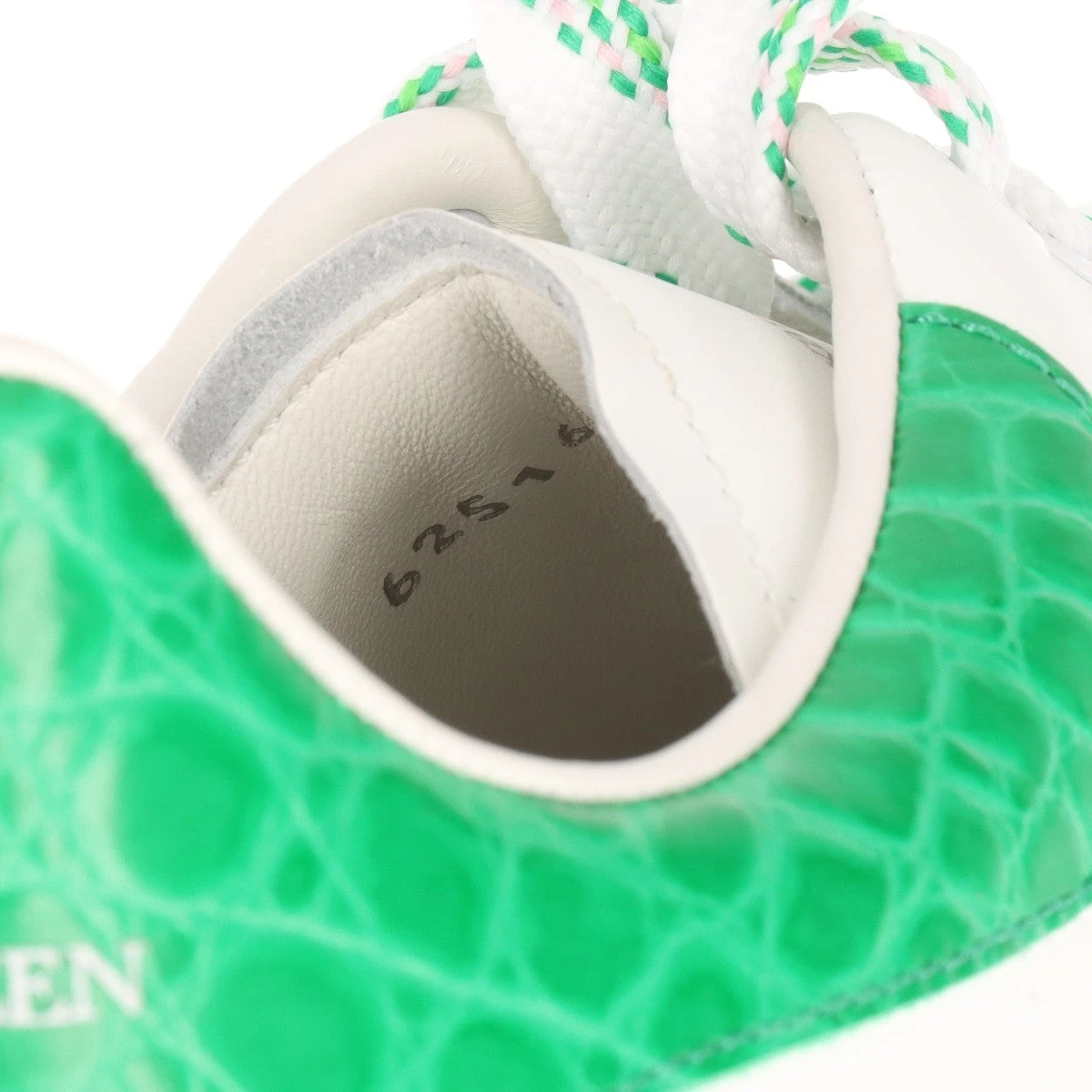 アレキサンダーマックイーン レザー スニーカー 45 メンズ ホワイト