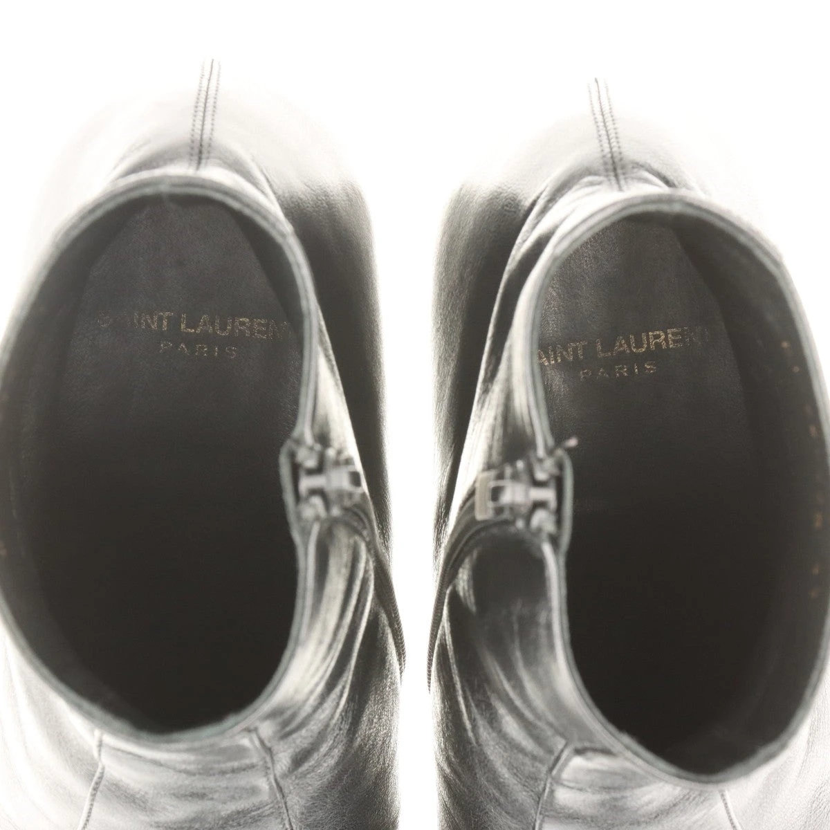 特価】サンローラン ジップブーツ “ワイアット”（スムースレザー