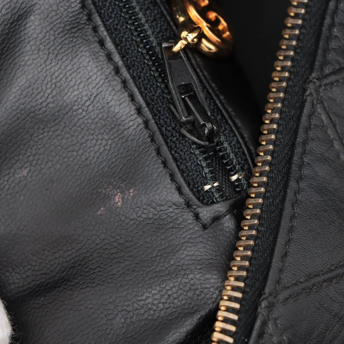 シャネル ビコローレ ラムスキン 2WAYボストンバッグ ブラック