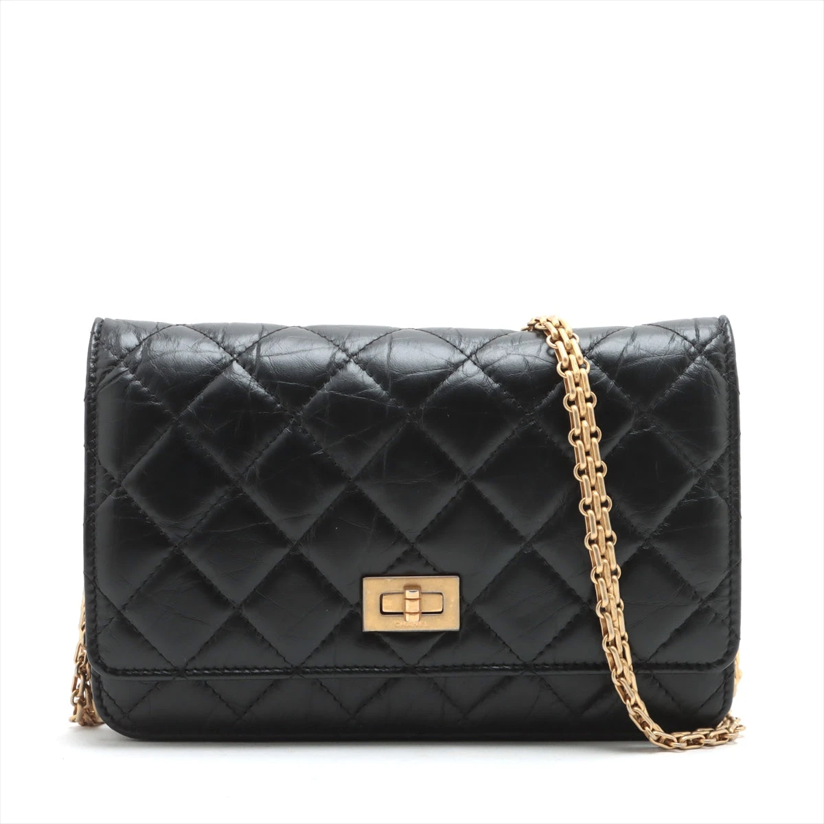 シャネル マトラッセ ヴィンテージカーフ チェーンウォレット