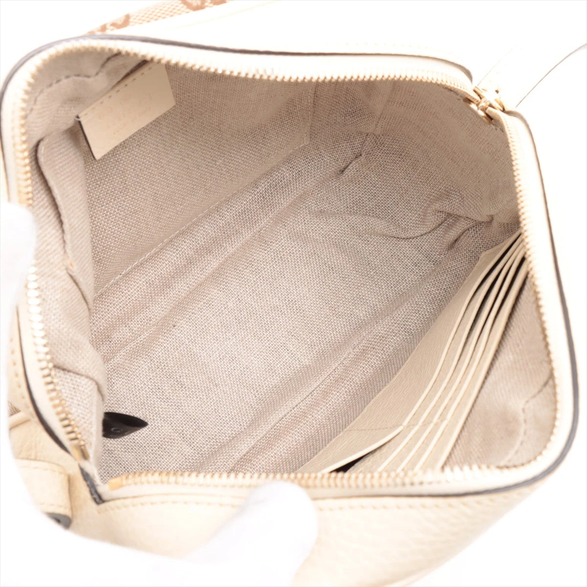 グッチ GGキャンバス ショルダーバッグ ベージュ 449413